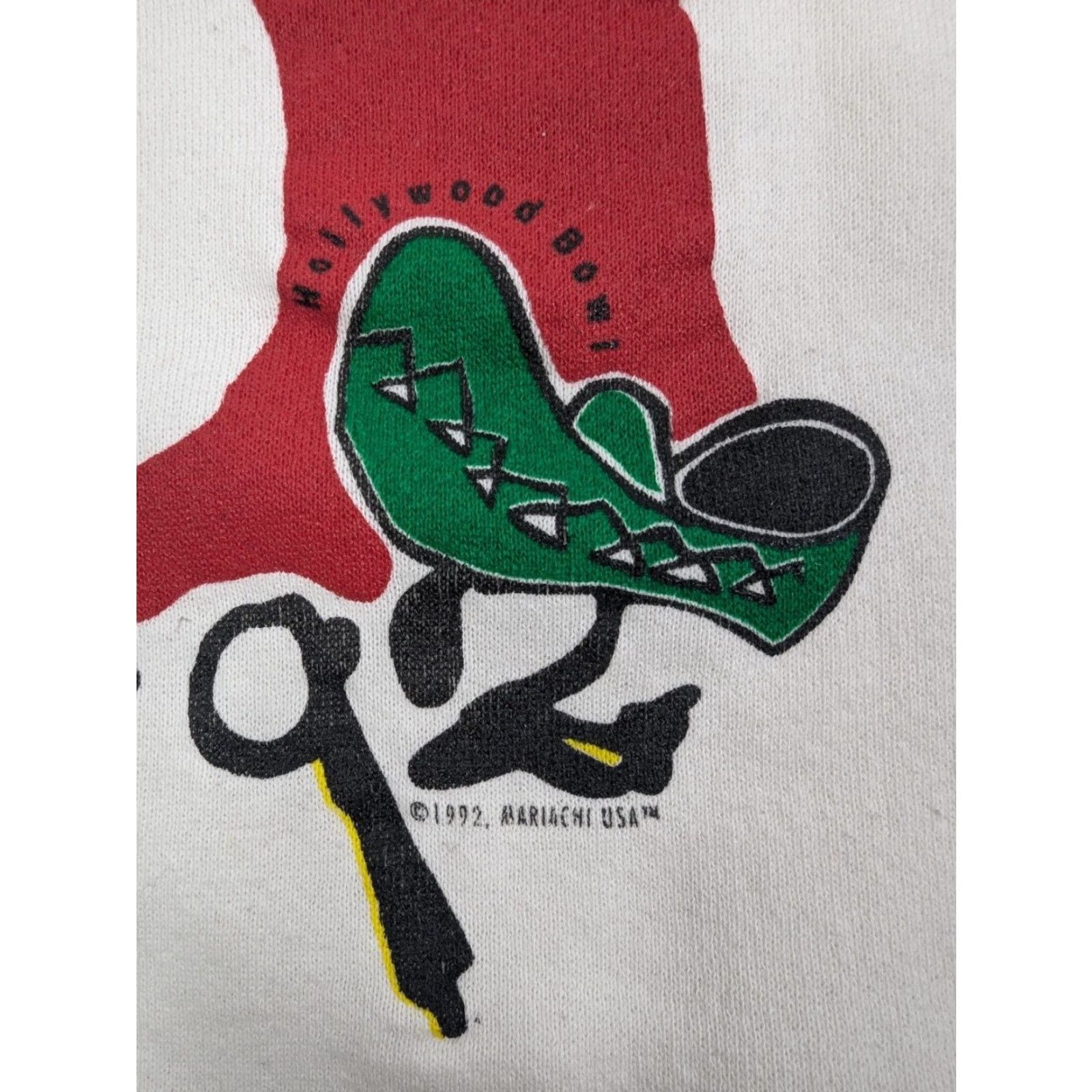 Fruit Of The Loom VINTAGE Mariachi Sweatshirt Fruit of the Loom USA Unisex Adults XL White Crew Neck Cotton Blend Graphic Sweatshirt All Seasons Mexico 1992 Size US XL / EU 56 / 4 - 3 Thumbnail