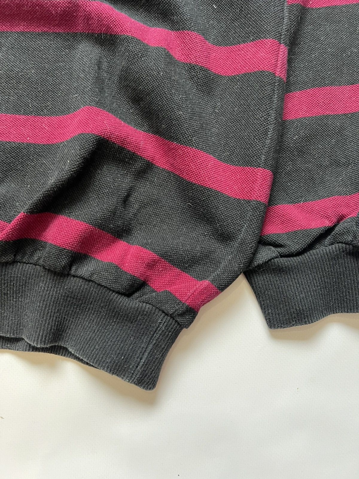 Lacoste Vintage Lacoste Sweater Striped Knit Baggy 90s Size US XL / EU 56 / 4 - 3 Thumbnail