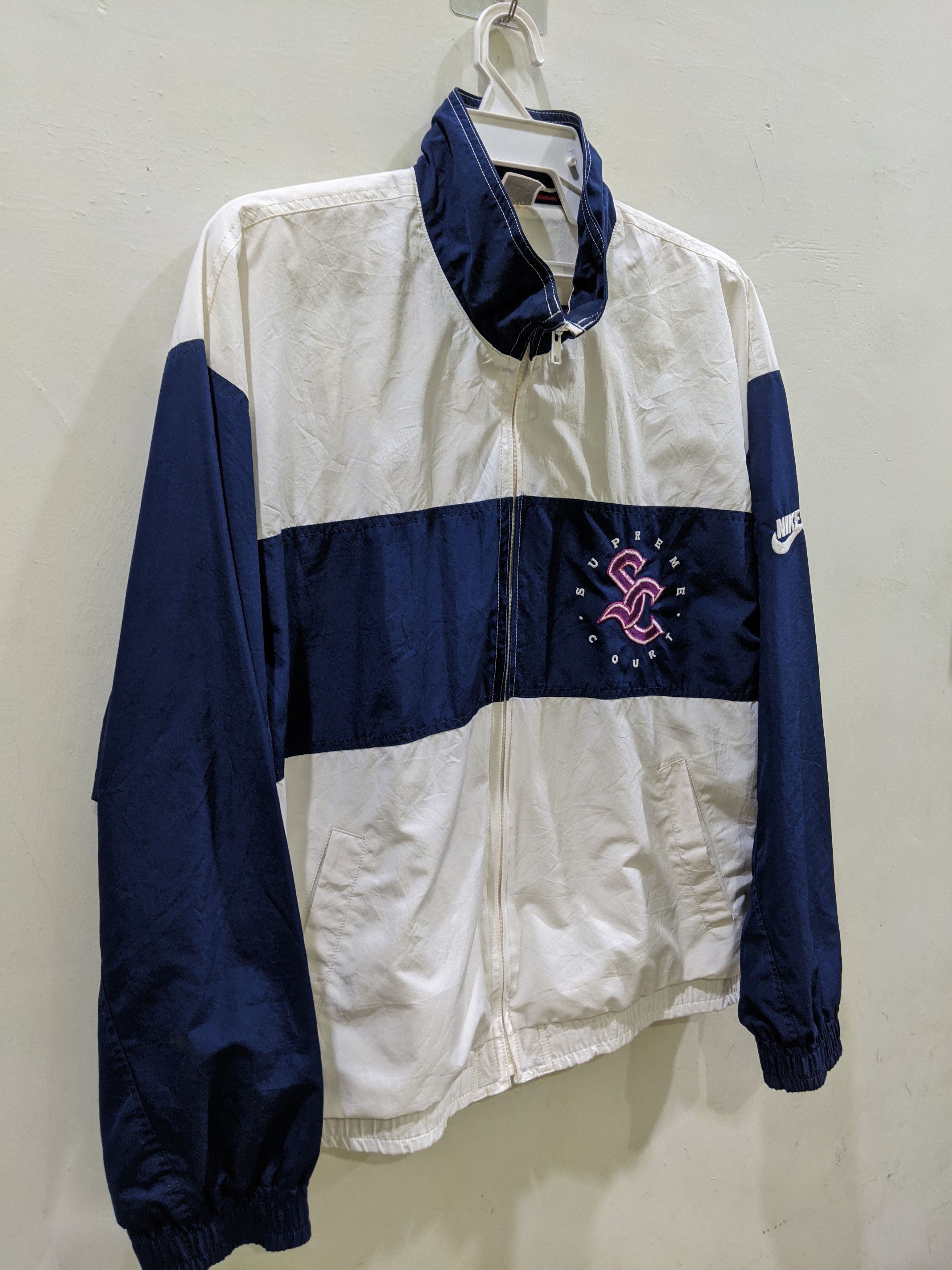 Nike × Vintage Vintage Nike Court Supreme Nylon Light Jacket size XXL Size US XXL / EU 58 / 5 - 3 Thumbnail