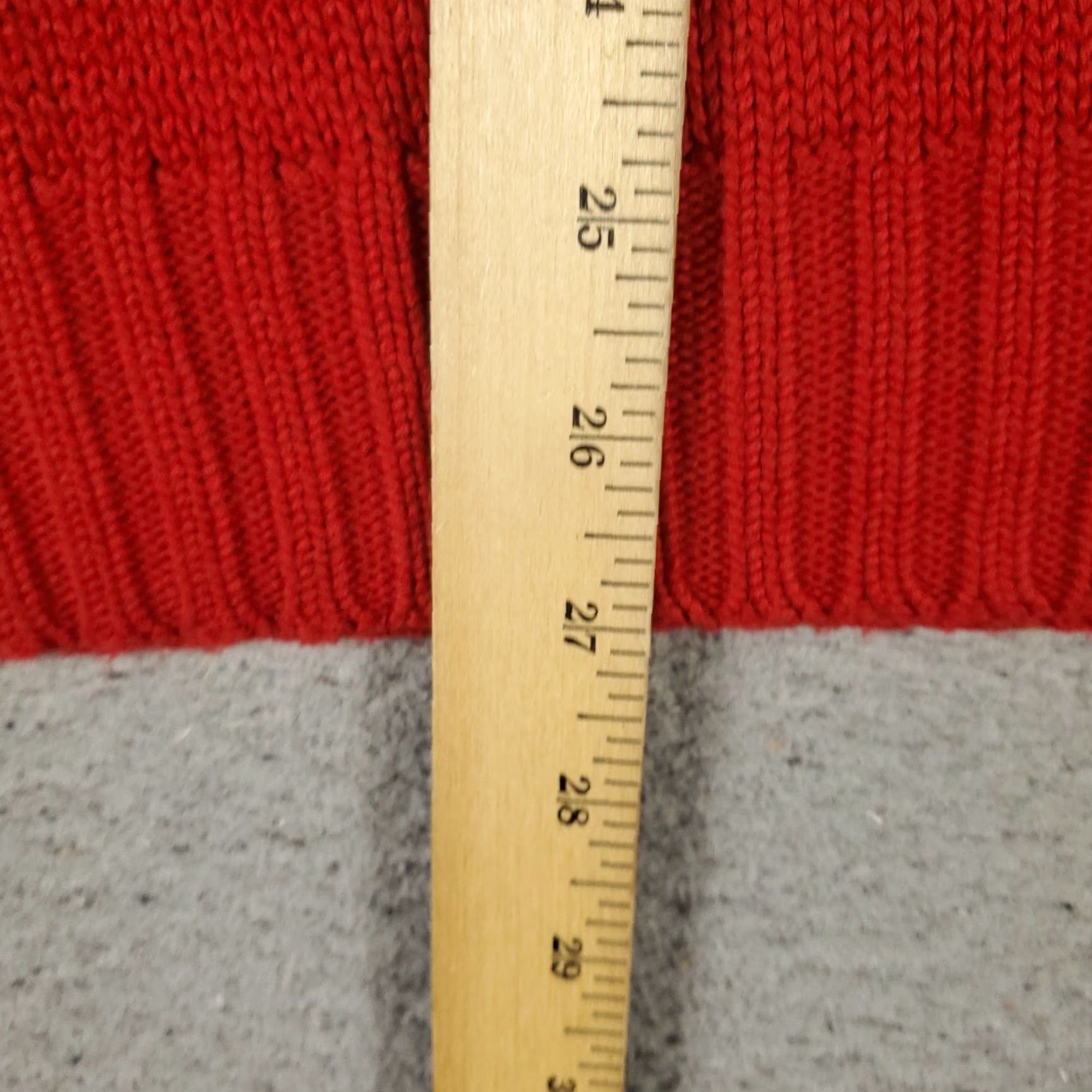 Ralph Lauren VINTAGE Ralph Lauren Men’s Pullover Sweater XL Red Cotton Crew Neck Casual Knit Size US XL / EU 56 / 4 - 7 Thumbnail