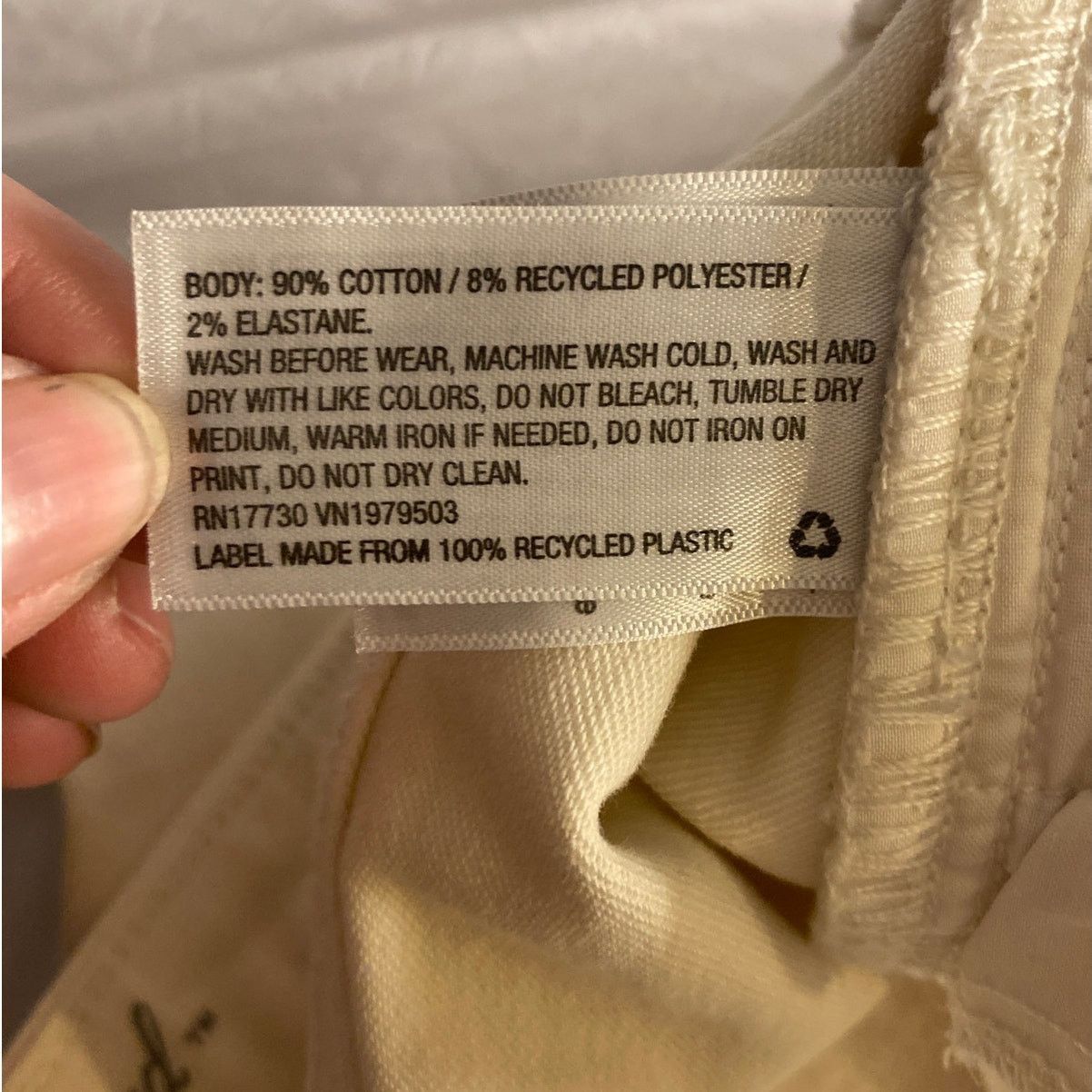 Other Neutral Minimalist Beige High Rise Skinny Jeans 2/26 Size 26" / US 2 / IT 38 - 5 Thumbnail
