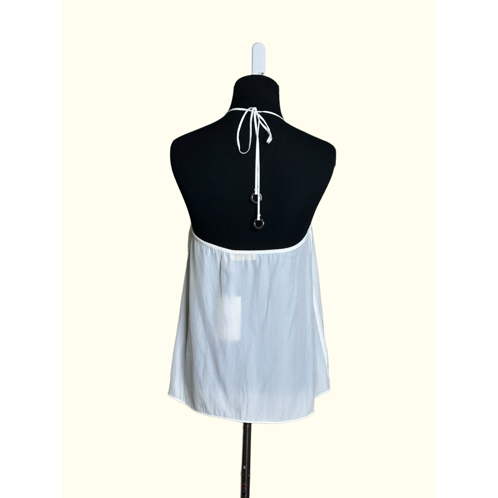 Ramy Brook Ramy Brook off white Ring-Detail Halter Top size XXS Size XXS / US 00 / IT 34 - 13 Thumbnail