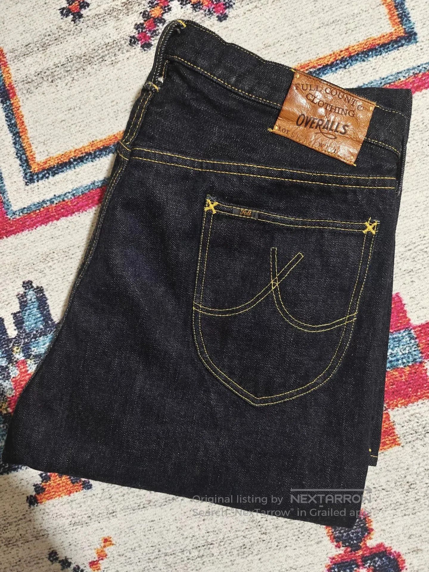 Full Count & Co. FULL COUNT X DC S101xx Raw Denim Jeans. Size US 36 / EU 52 - 2 Thumbnail