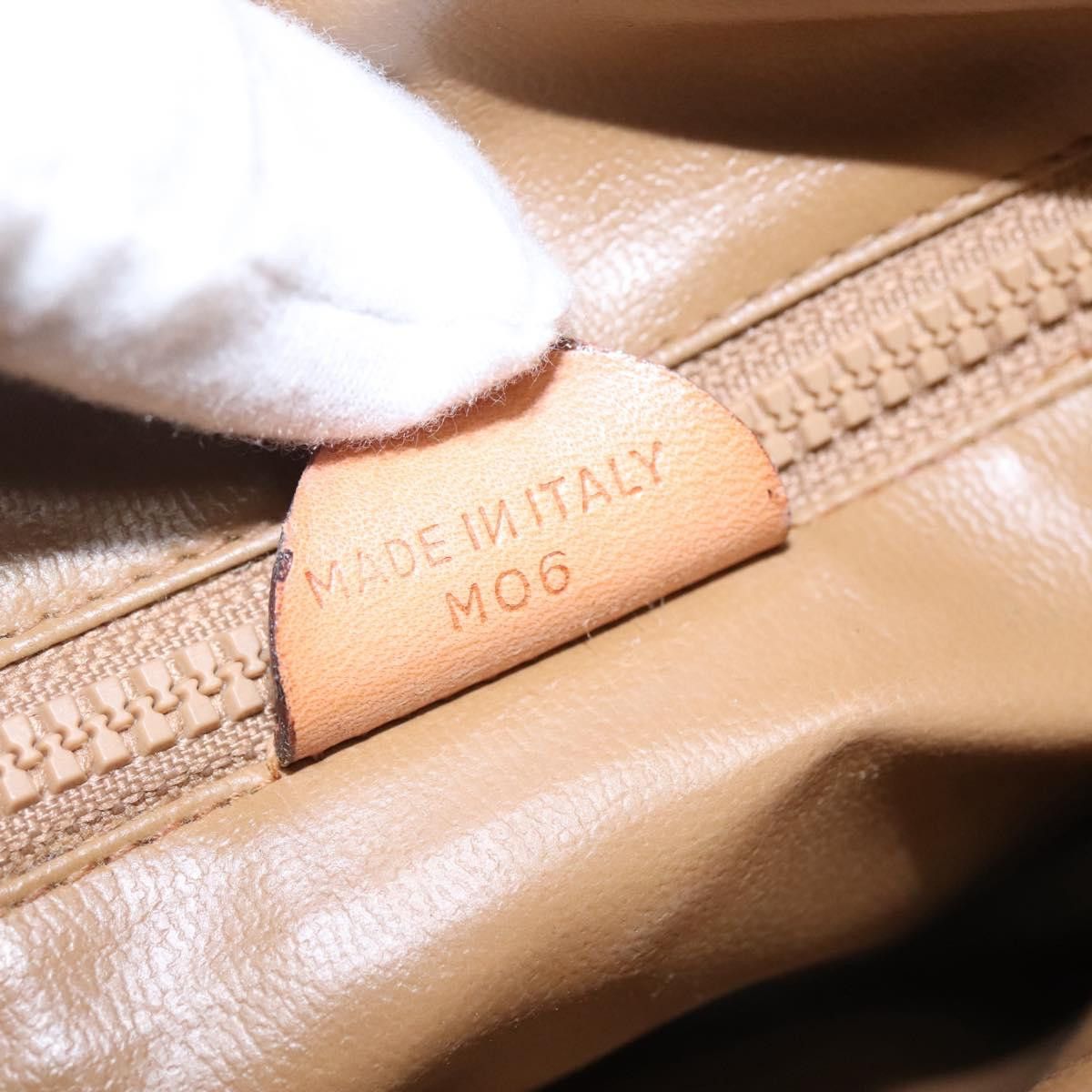 Celine CELINE Macadam Canvas Shoulder Bag Pvc Beige Gold Size ONE SIZE - 13 Thumbnail