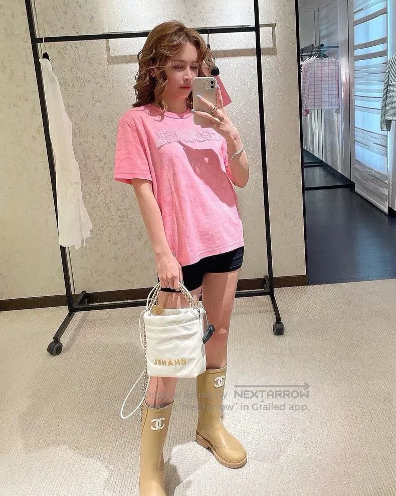 Chanel Chanel 23P Spring and Summer Preview Series Pink Letter Lo Size M / US 6-8 / IT 42-44 - 2 Thumbnail