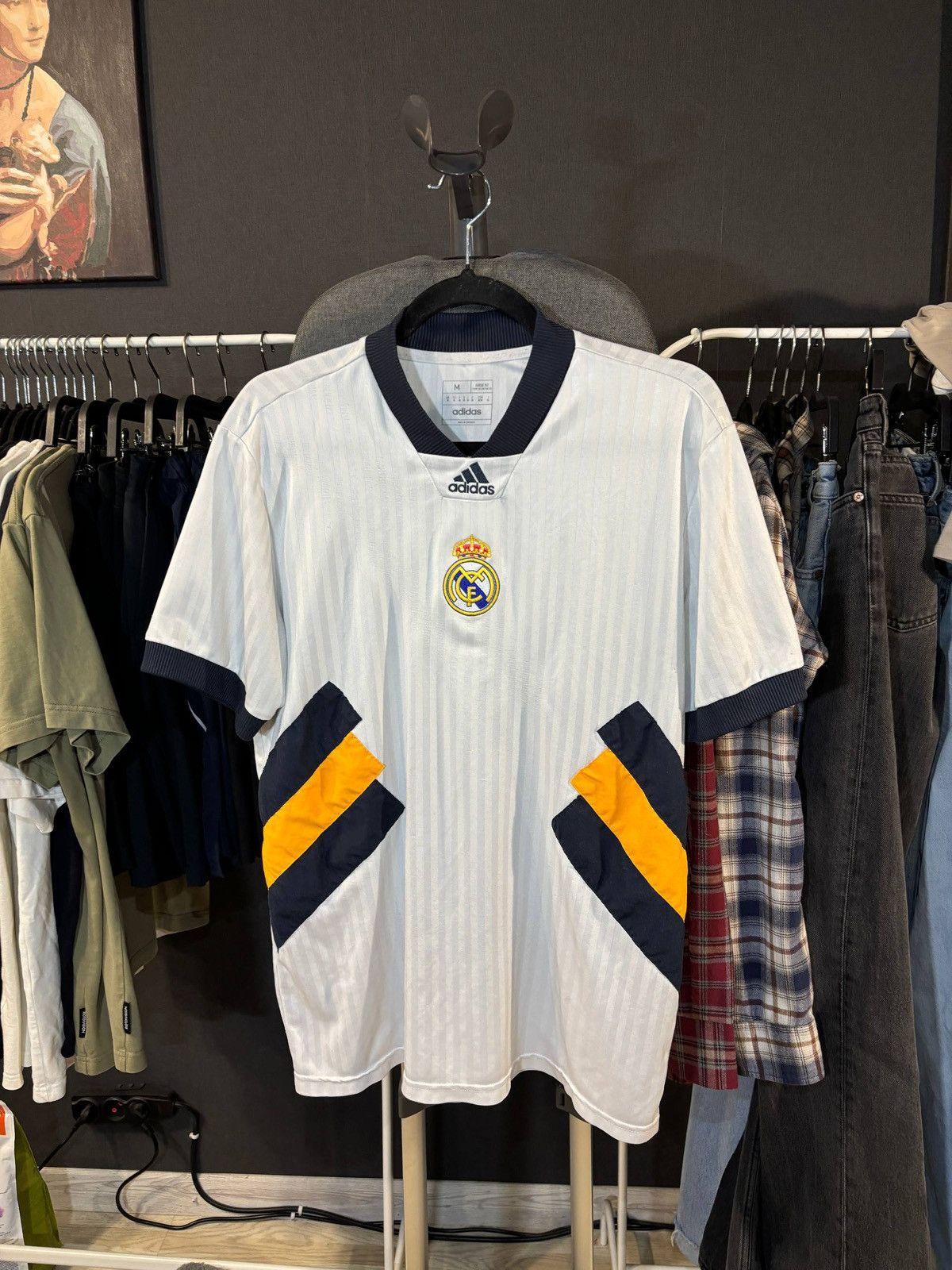 Adidas Adidas Real Madrid Icon Soccer Jersey Size:M Size US M / EU 48-50 / 2 - 1 Thumbnail
