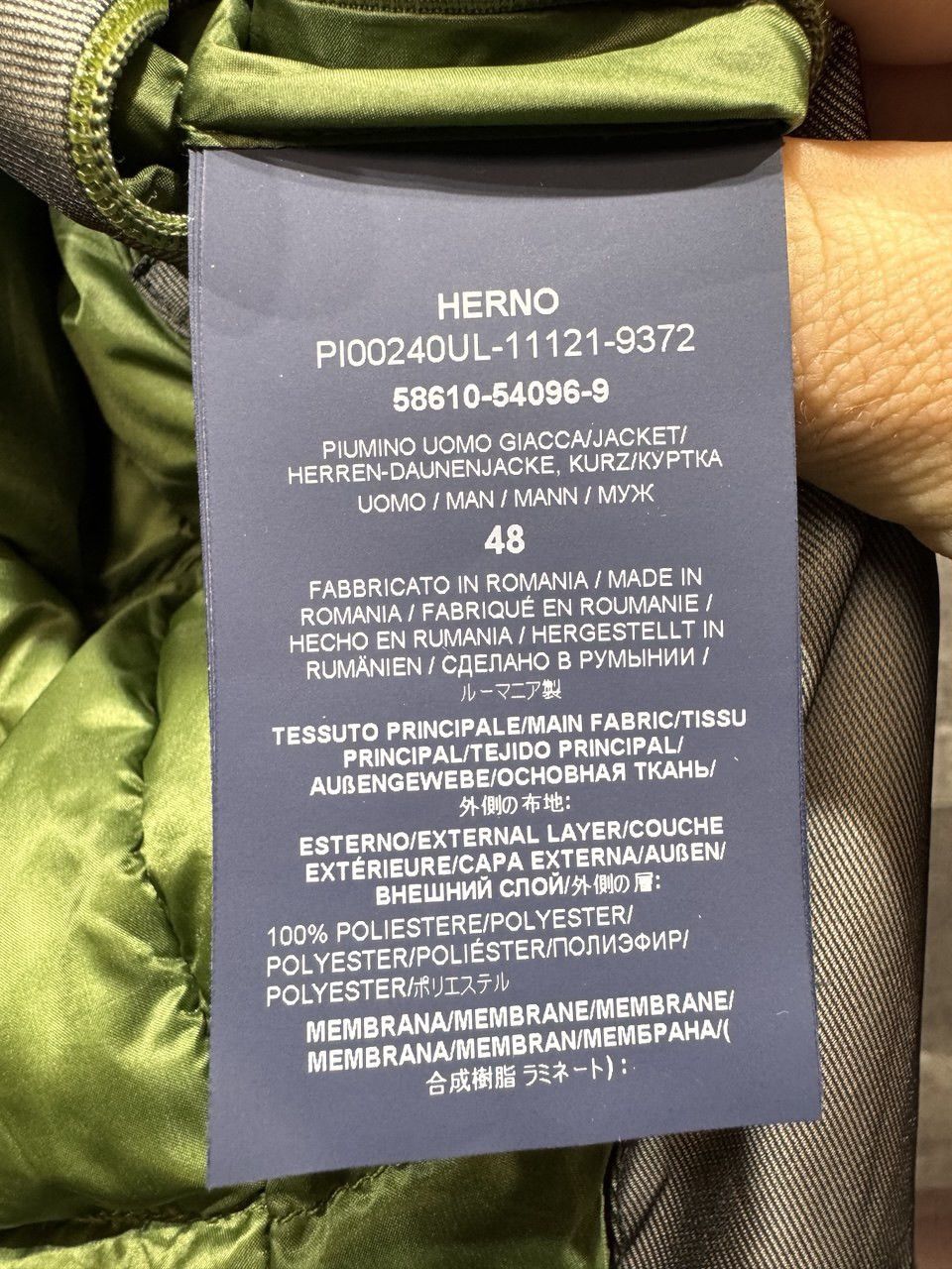 Herno Herno Laminar Gore-Tex 2 Layers Hood Zipped Men’s Jacket Size US M / EU 48-50 / 2 - 19 Thumbnail