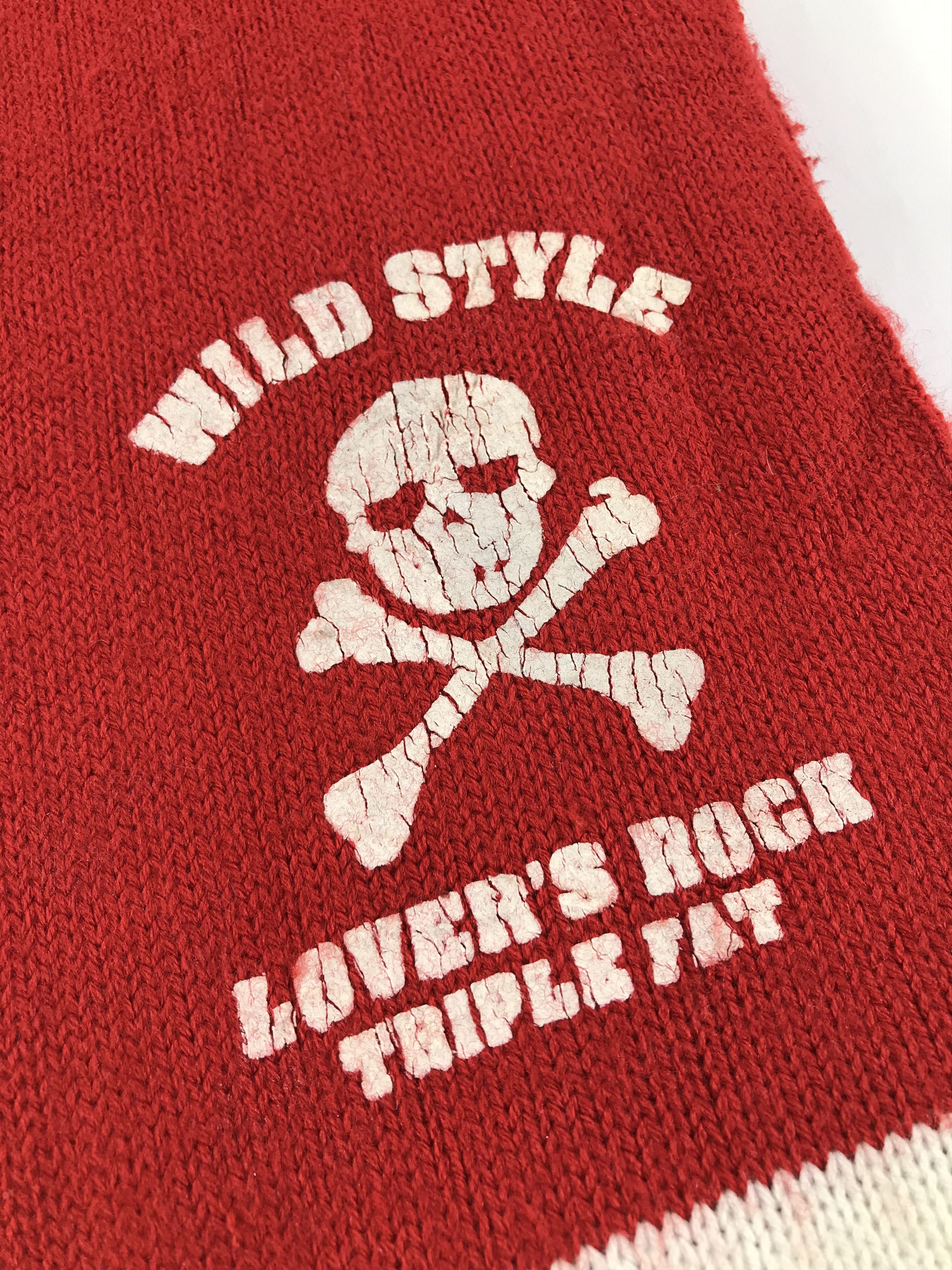 Vintage Vintage Lovers Rock Scarf / Muffler / Neckwear - WW2613 Size ONE SIZE - 4 Thumbnail