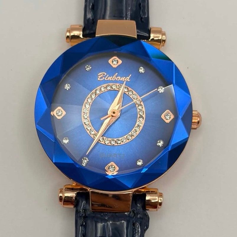 Other Rose Gold & Blue Binbond Watch Size ONE SIZE - 3 Thumbnail