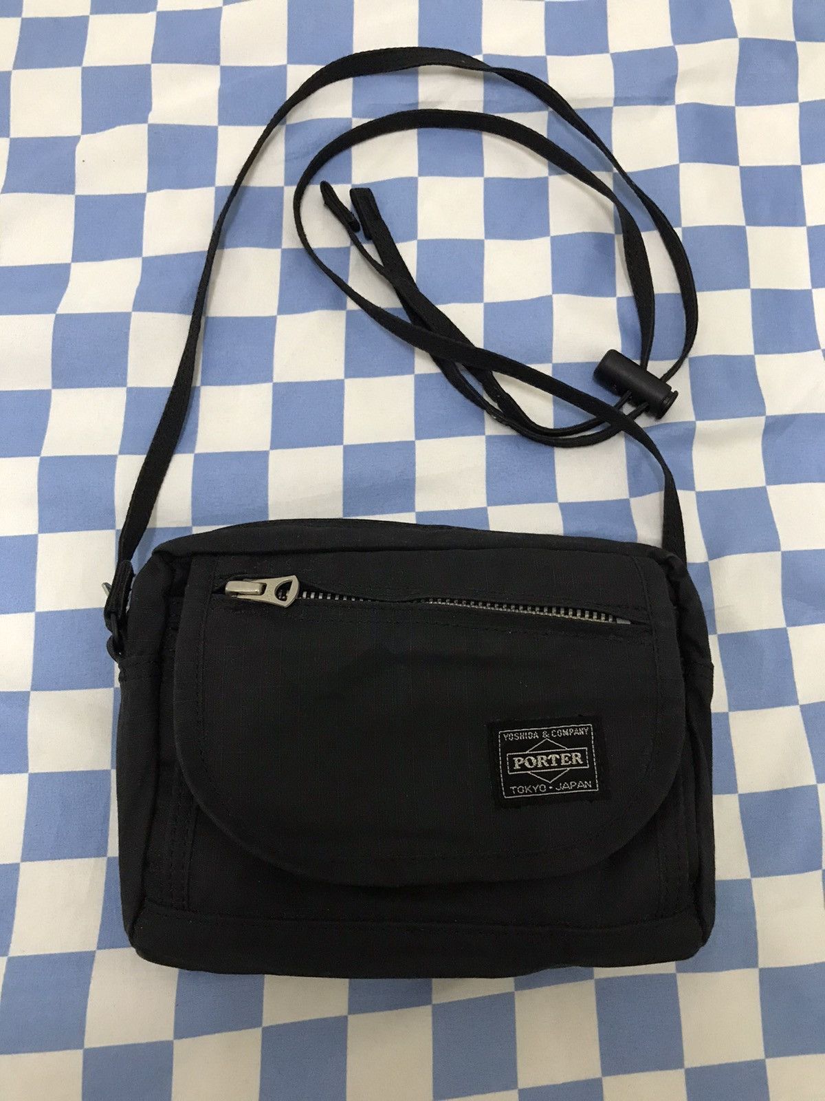 Japanese Brand × Porter Porter Japan Black Mini Sling Pouch Bag Size ONE SIZE - 3 Thumbnail