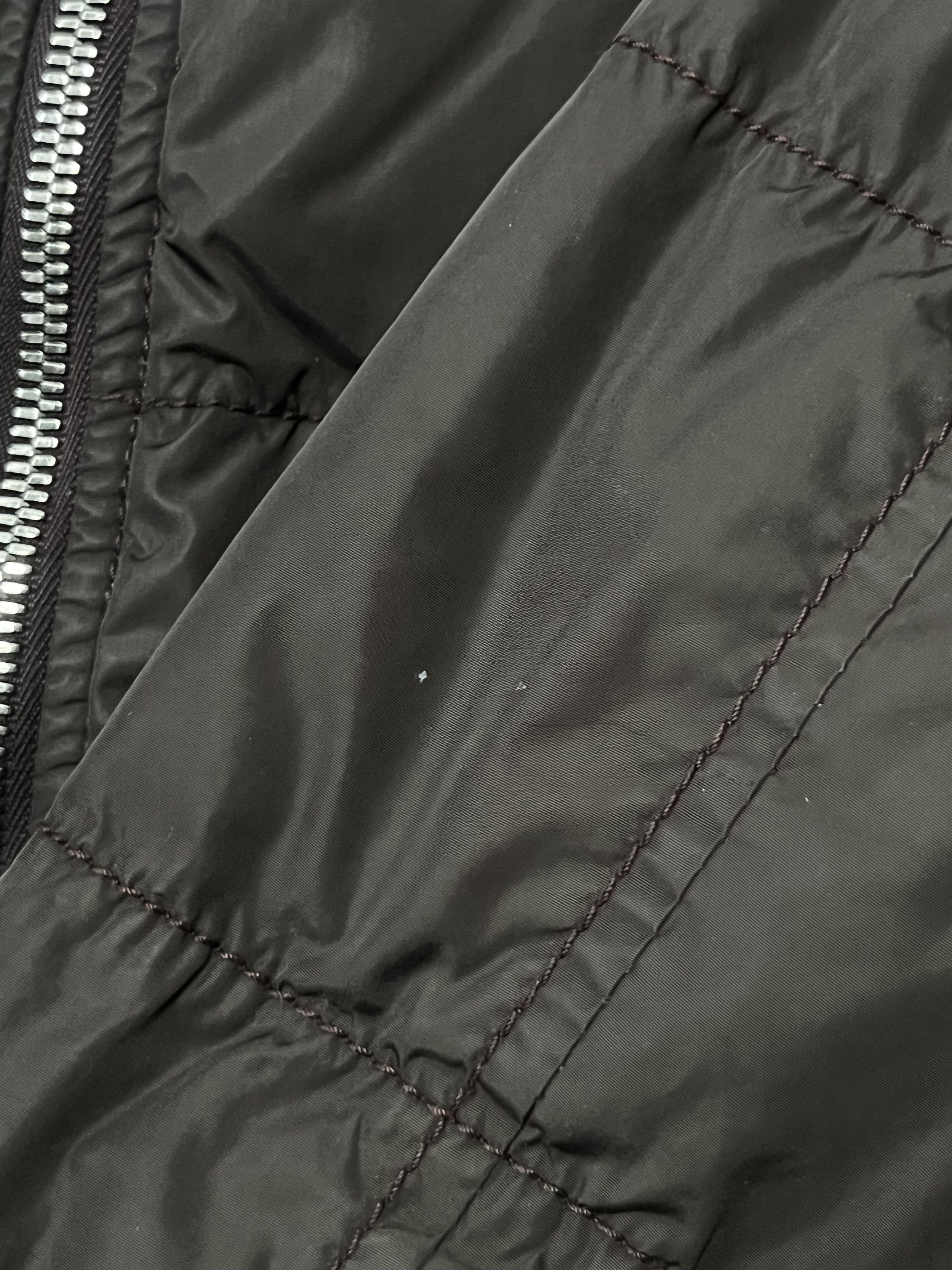 Prada Prada Brown Down Hooded Nylon Jacket Long Black Tab Leather Size M / US 6-8 / IT 42-44 - 12 Thumbnail
