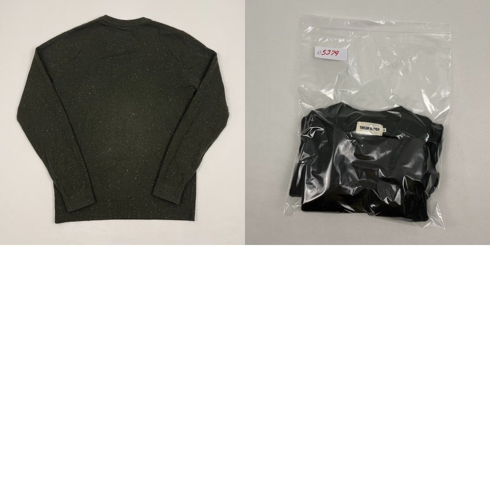 Taylor Stitch Taylor Stitch Cashmere Sweater Mens 38 S Green Donegal Speckled Elbow Patch Crew Size US S / EU 44-46 / 1 - 8 Thumbnail