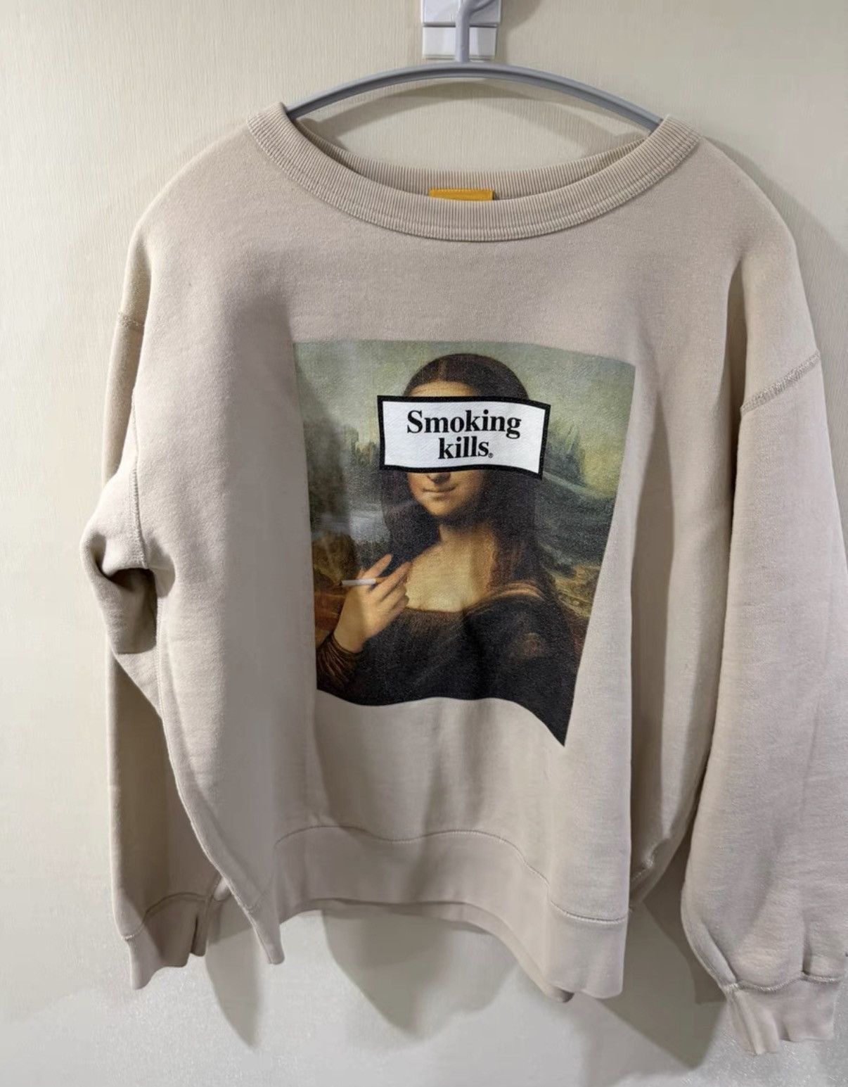 FR2 FR2 Mona Lisa No Smoking Fleece Hoodie Size US M / EU 48-50 / 2 - 1 Thumbnail