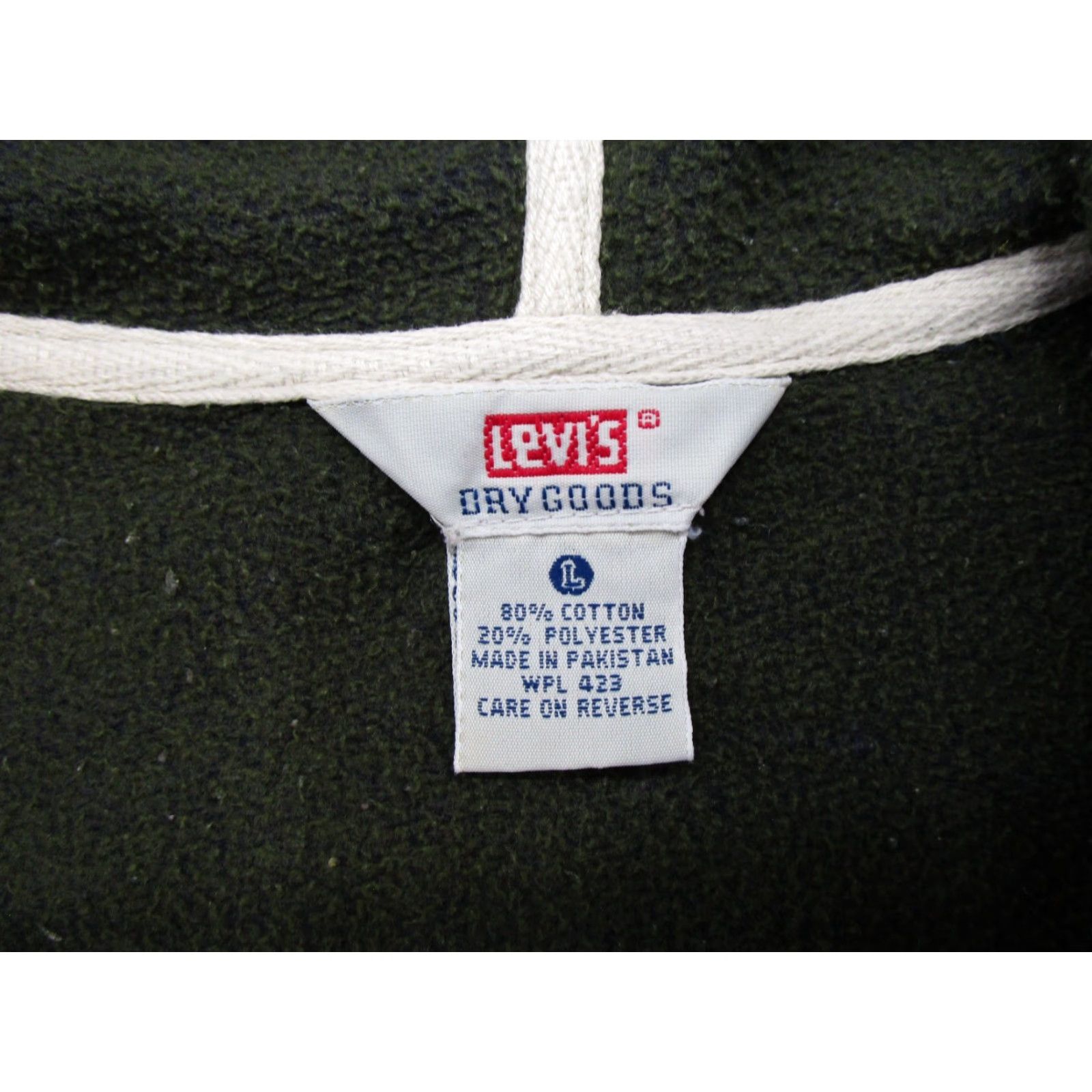 Levi's VINTAGE Levi's Hoodie Women L Blue Embroidered Logo Distressed Zip Up Full Zip Hooded Winter Spring Fall Y2K Size L / US 10 / IT 46 - 3 Thumbnail