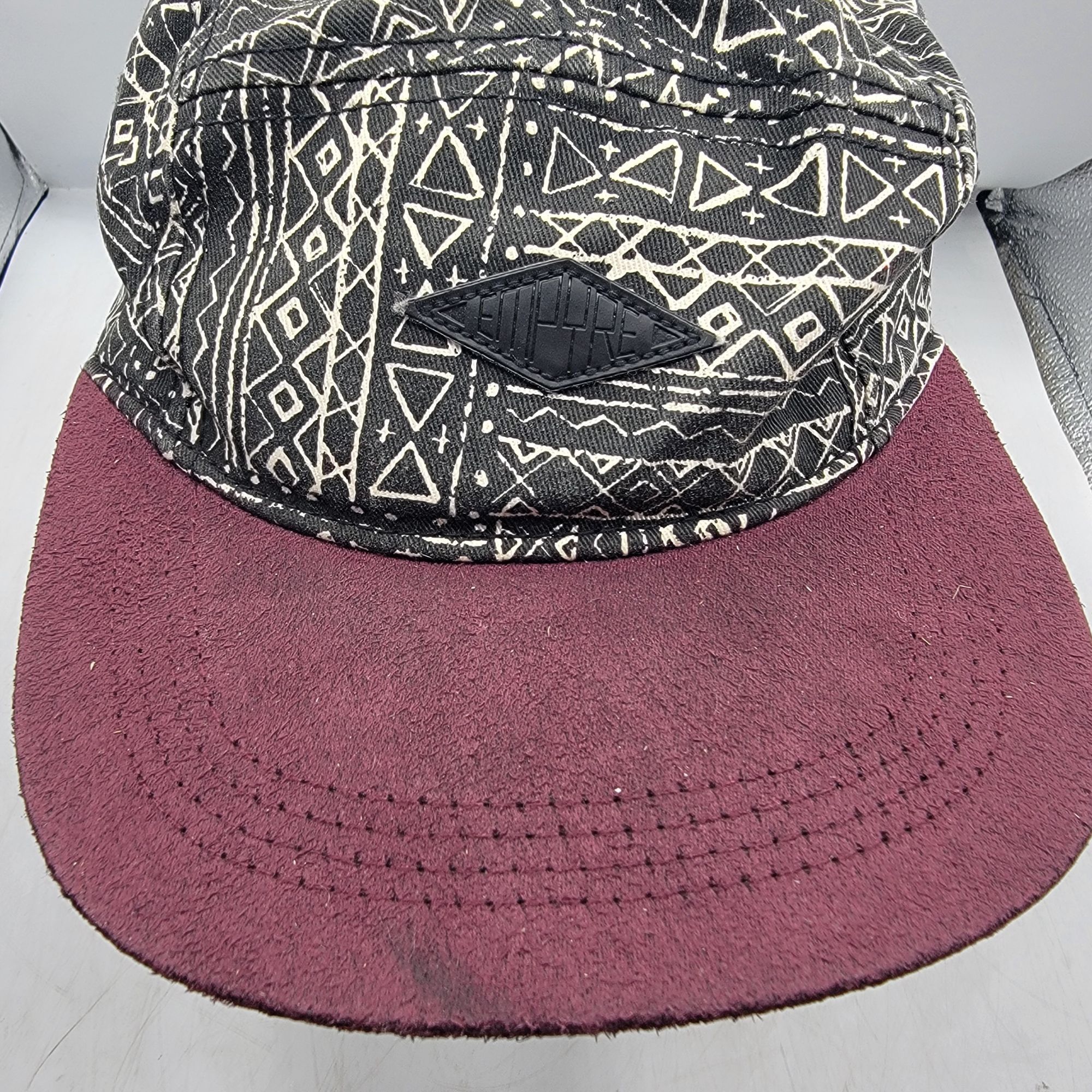 Other Empyre Surplus Adults Black Geometric Print Hat Cap Casual O Size ONE SIZE - 9 Thumbnail