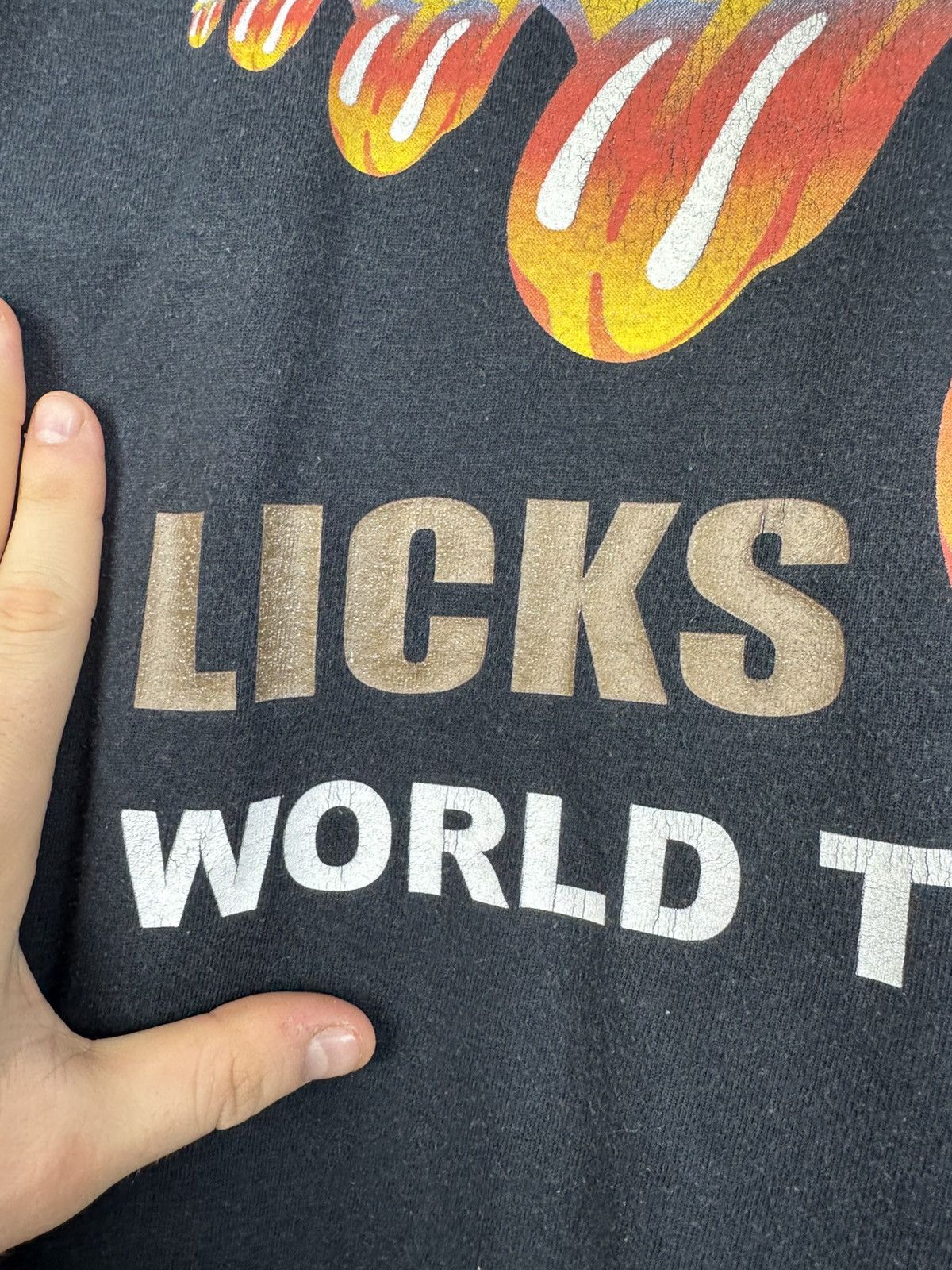Band Tees Vintage The Rolling Stones Licks World Tour 2003 T-shirt Size US L / EU 52-54 / 3 - 12 Thumbnail