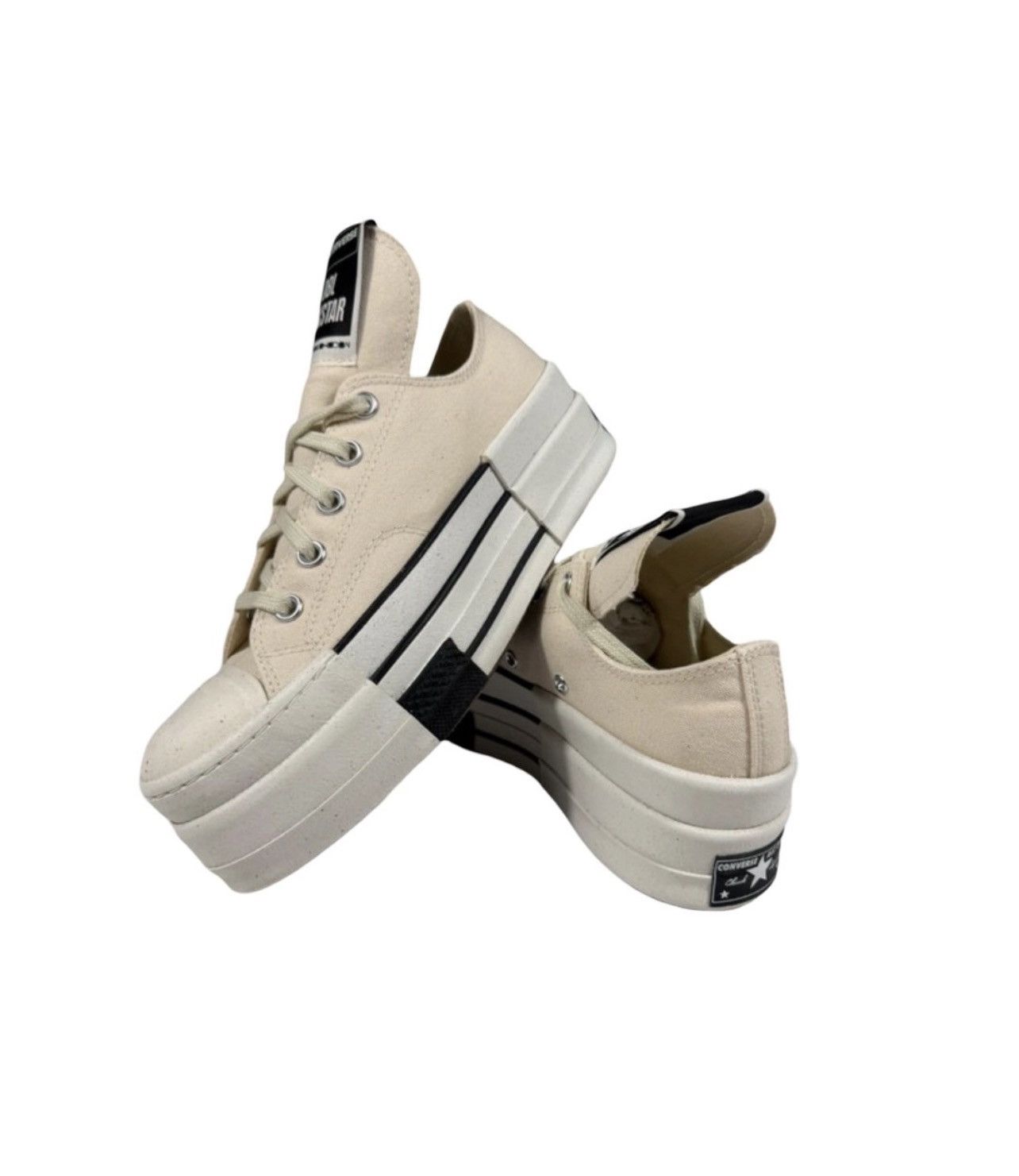Rick Owens Rick Owens x Converse DRKSHDW DBL DRKSTAR US Size 6/EU 39 Size US 6 / EU 39 - 1 Thumbnail