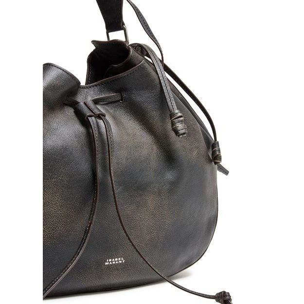 Isabel Marant Isabel Marant Bolton Hobo Vintage Brown Grained Leather Shou Size ONE SIZE - 5 Thumbnail