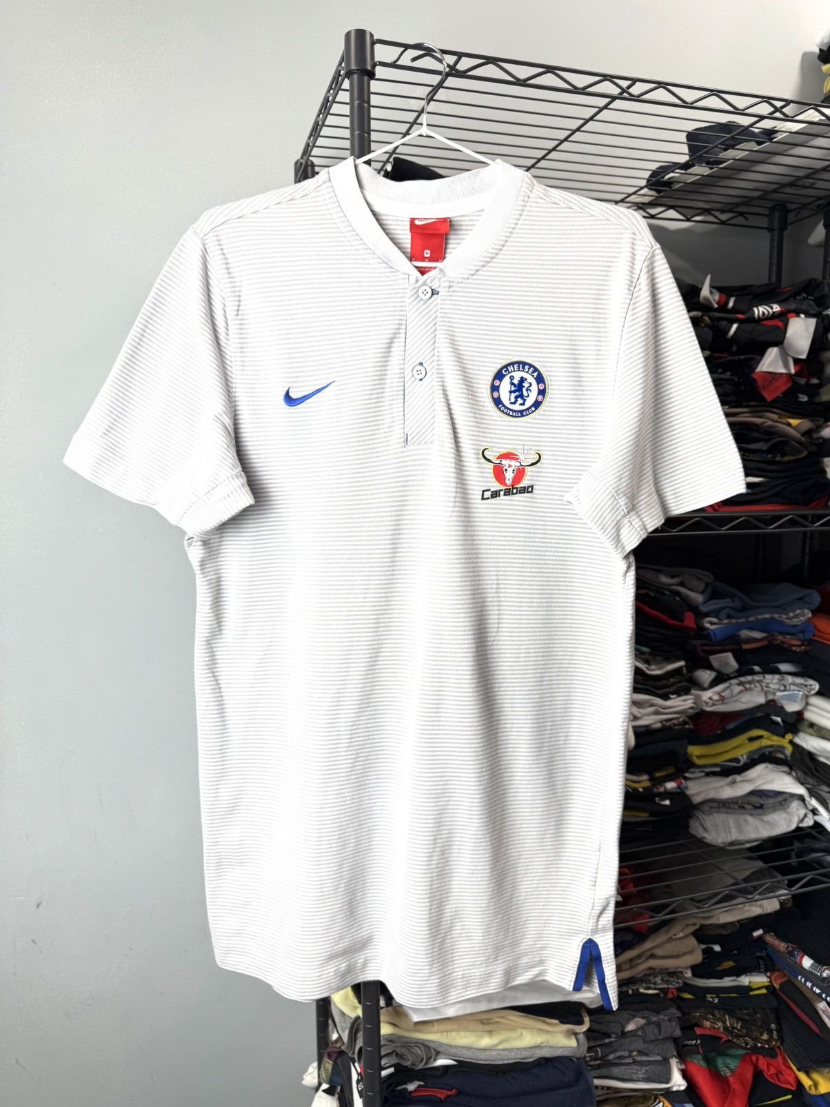 Nike Vintage Nike Chelsea Carabao Soccer T Shirt Size US M / EU 48-50 / 2 - 1 Thumbnail