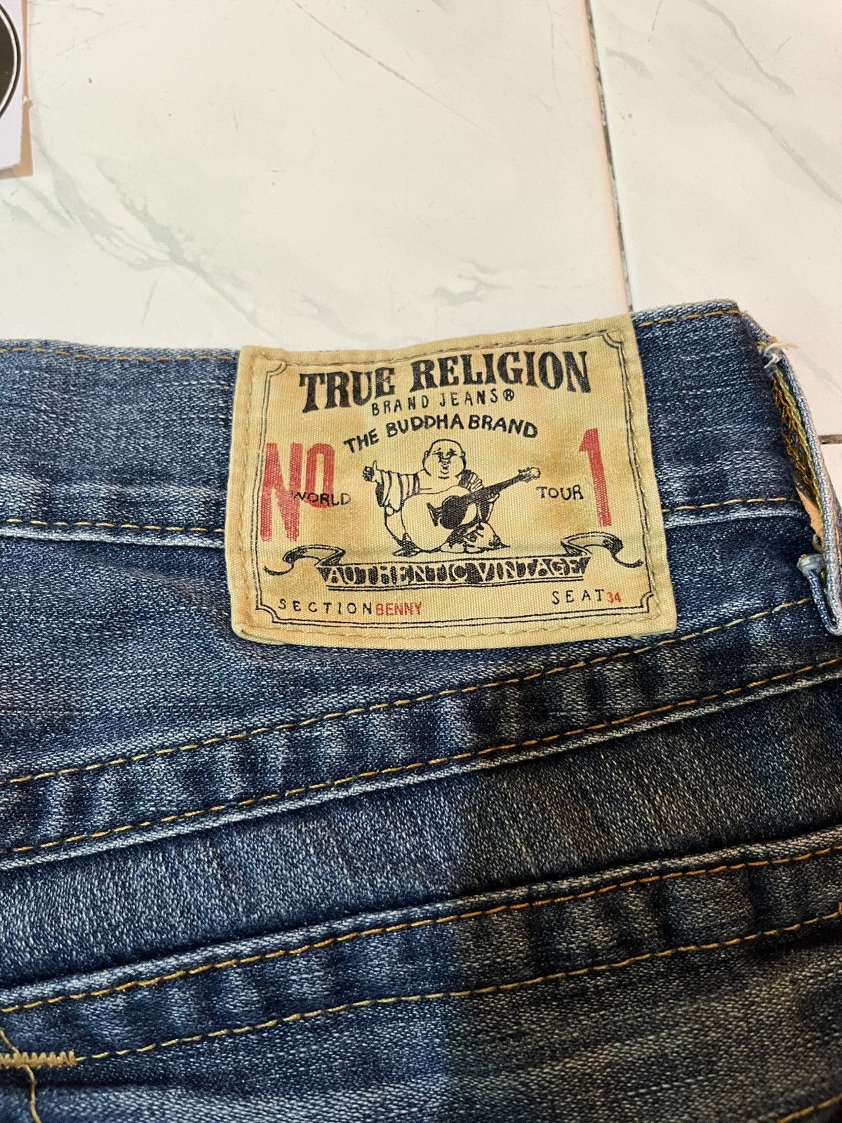 True Religion 🔥 True Religion Slim Fit Denim Jeans Size US 29 - 6 Thumbnail