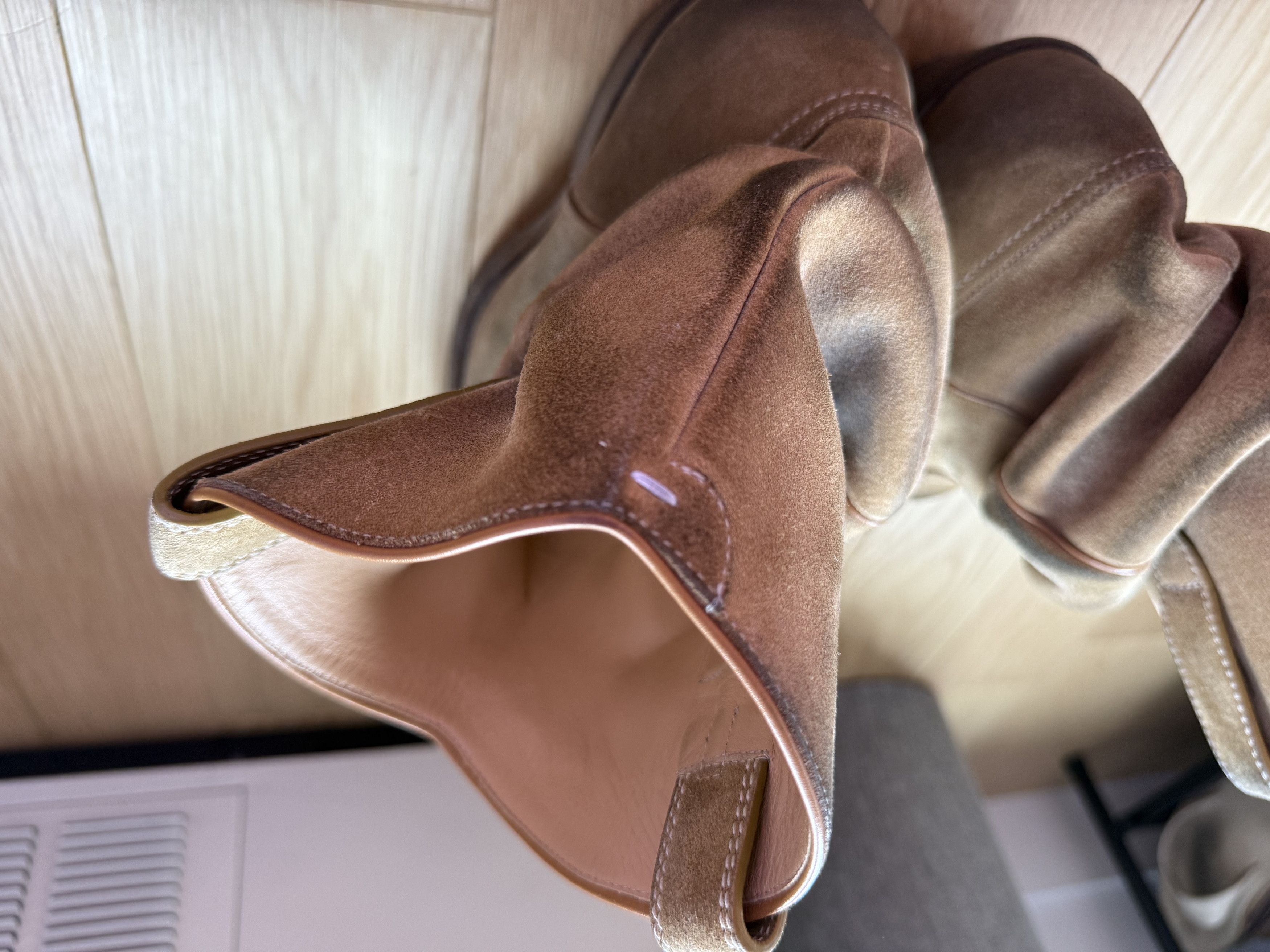 Maison Margiela Maison Margiela Tabi Cowboy Boot — Distressed Suede Size US 9 / EU 42 - 7 Thumbnail