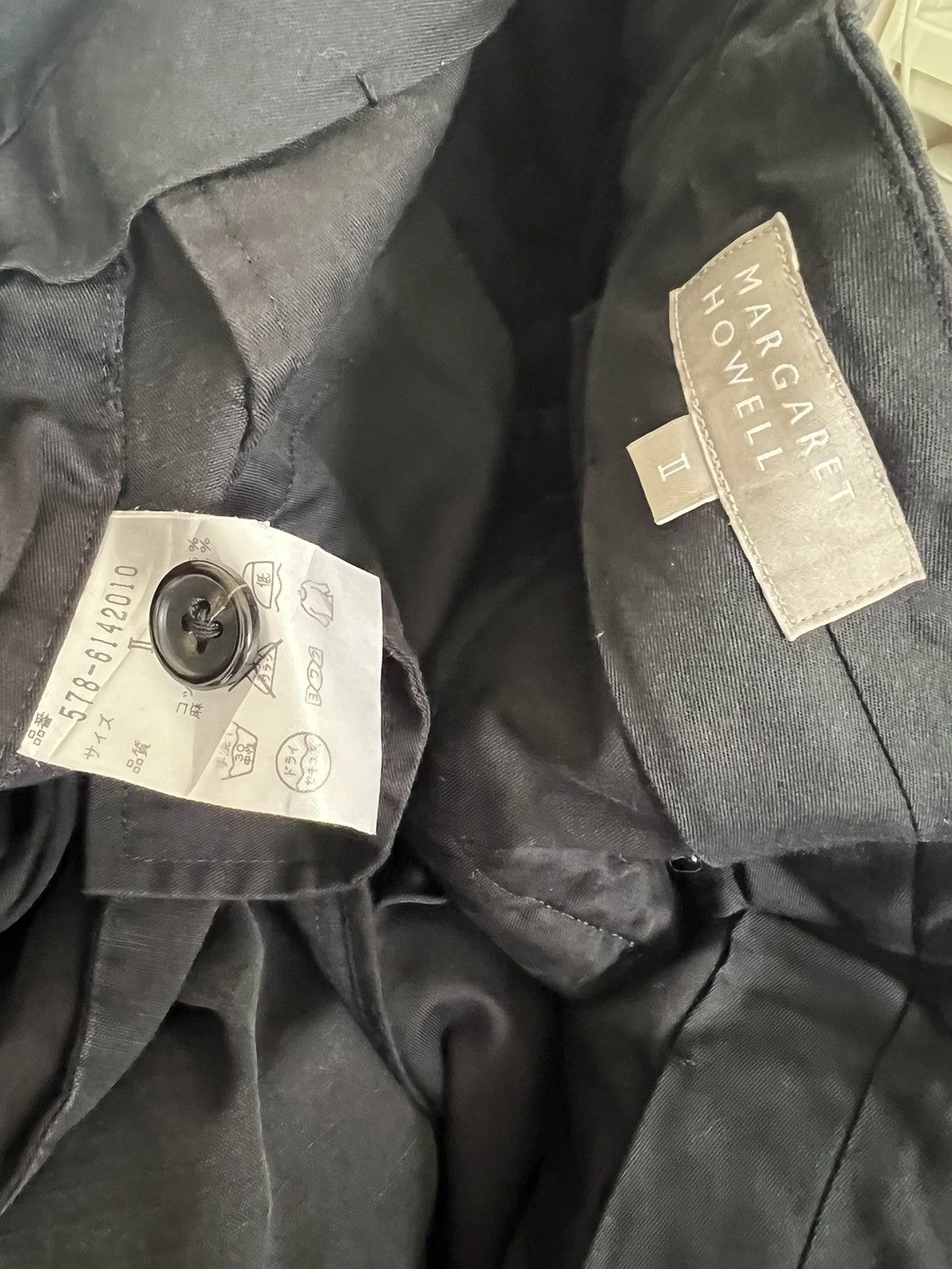 Margaret Howell Vintage Margaret Howell Faded Black Cropped Chinos Pant Size US 30 / EU 46 - 18 Thumbnail