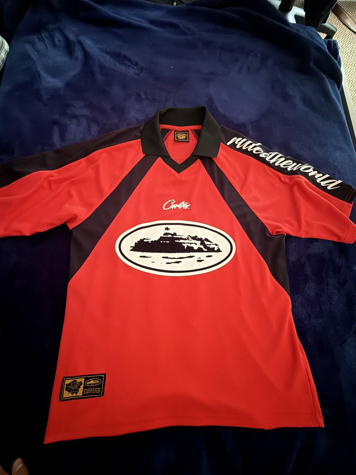 Corteiz Corteiz Altcatraz Football Jersey Red Size US S / EU 44-46 / 1 - 2 Thumbnail