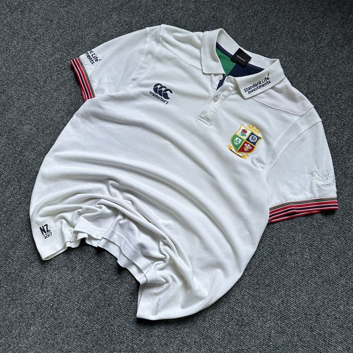 Canterbury of New Zealand VTG Polo Canterbury British & Irish Lions 2017 Vapodri Cotto Size US M / EU 48-50 / 2 - 2 Thumbnail