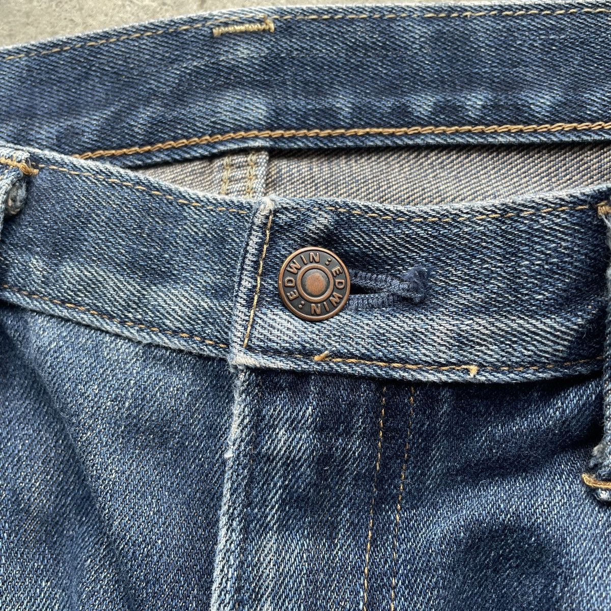 Edwin Vintage Edwin Japan Distressed Jeans Denim Pants Faded W32 Size US 32 / EU 48 - 6 Thumbnail