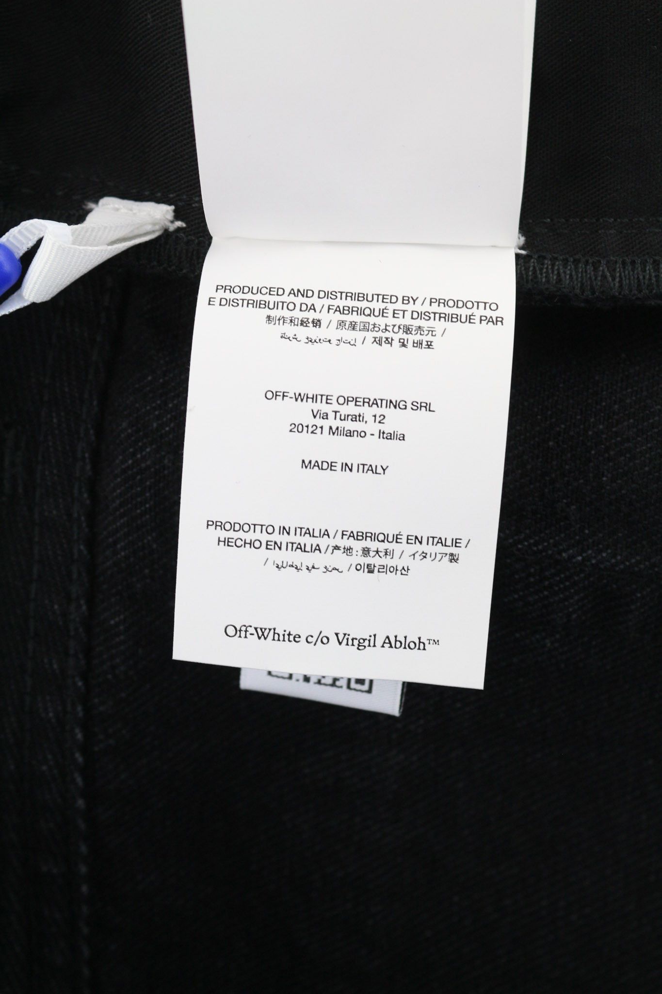 Off-White 30 Tapered 100% Cotton Vintage Black Buttoned 81878 Size US 30 / EU 46 - 9 Thumbnail