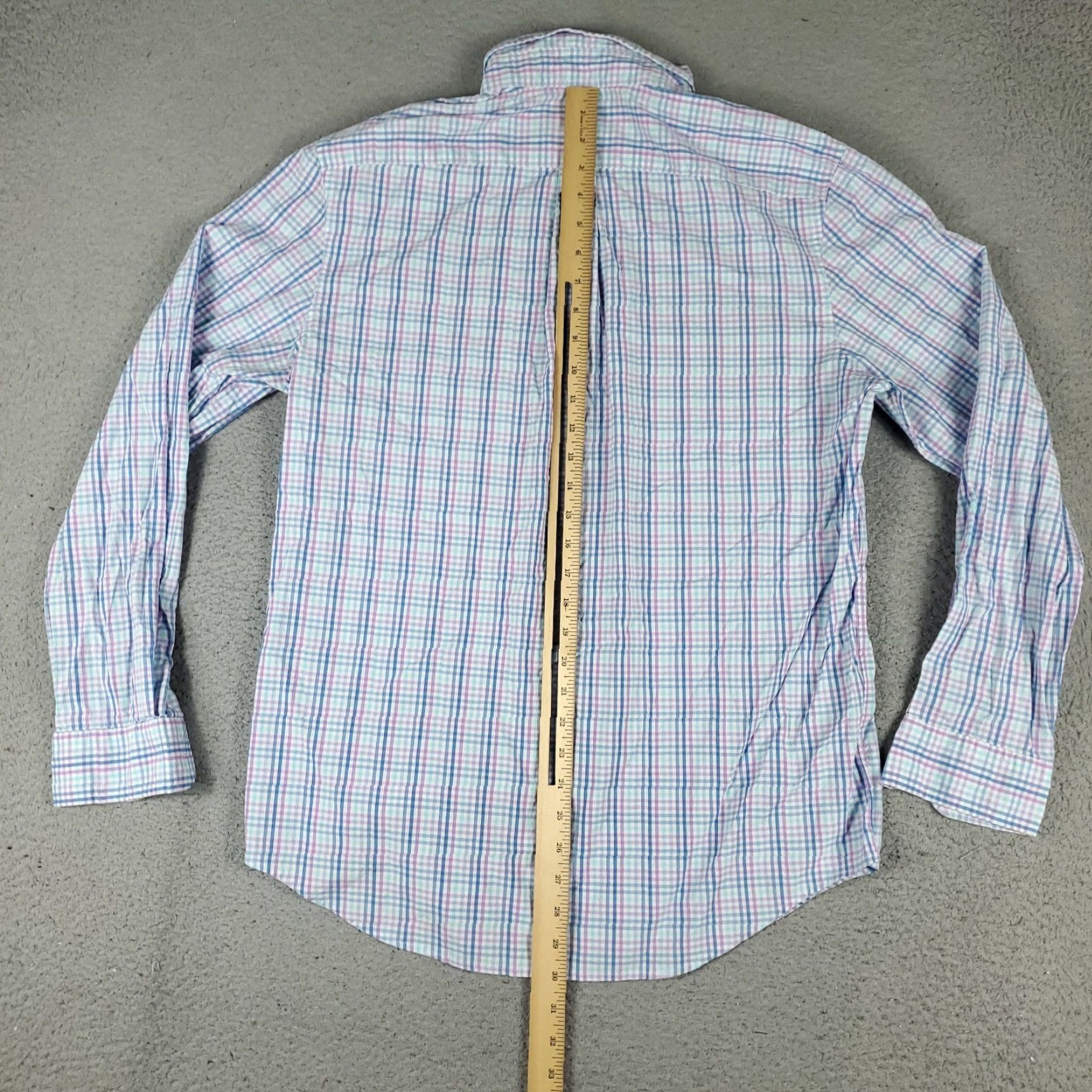 Vineyard Vines VINEYARD VINES Blue Plaid Button-Up Shirt Mens Medium Long Sleeve Casual Preppy Size US M / EU 48-50 / 2 - 6 Thumbnail