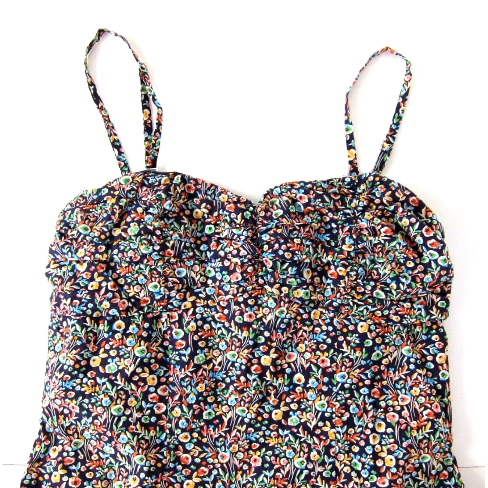 Express Express Floral Cotton Spaghetti Strap Tank Dress M Size M / US 6-8 / IT 42-44 - 4 Thumbnail