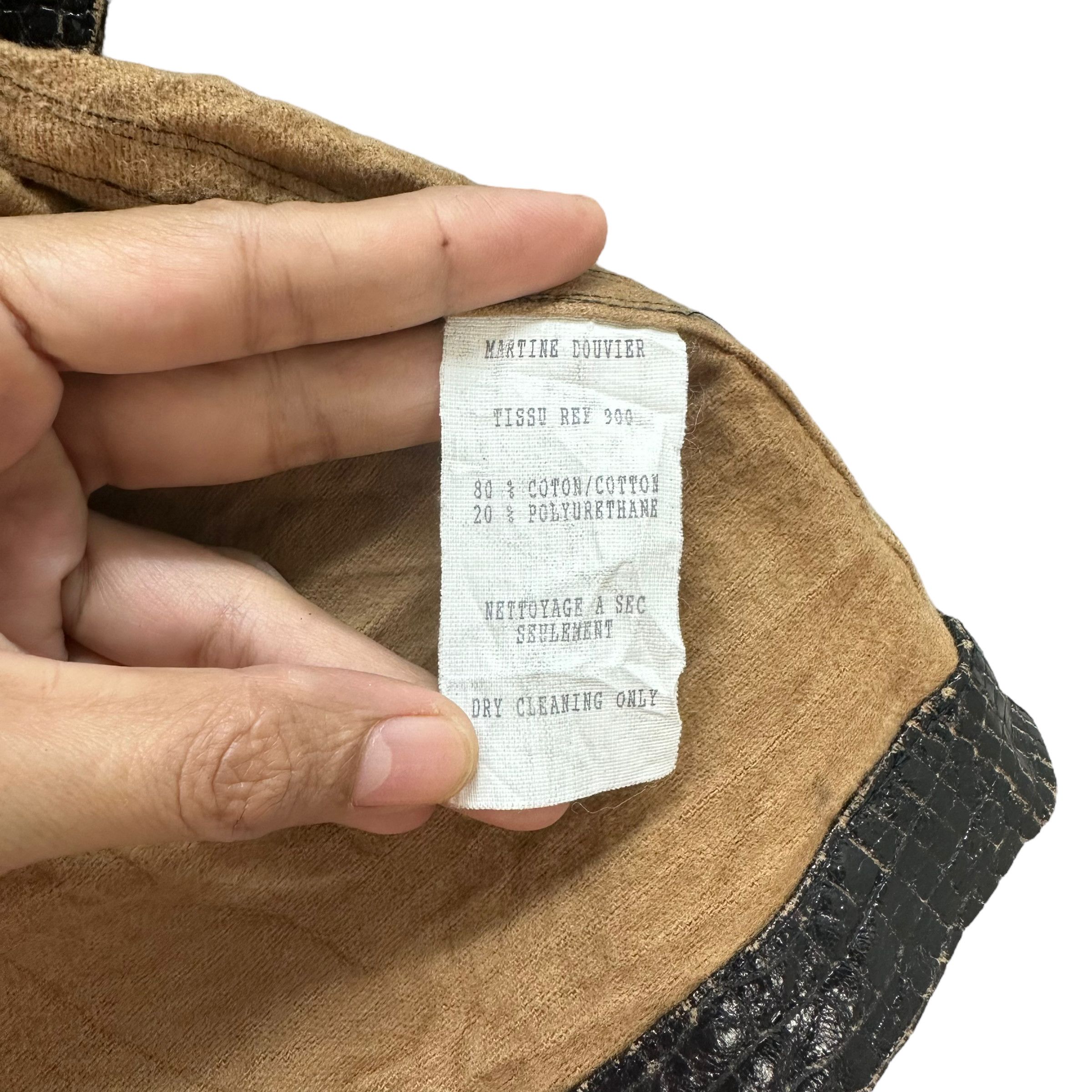 Japanese Brand MARTINE DOUVIER NICE TRASHED DESIGN JACKET #8062-199 Size M / US 6-8 / IT 42-44 - 10 Thumbnail