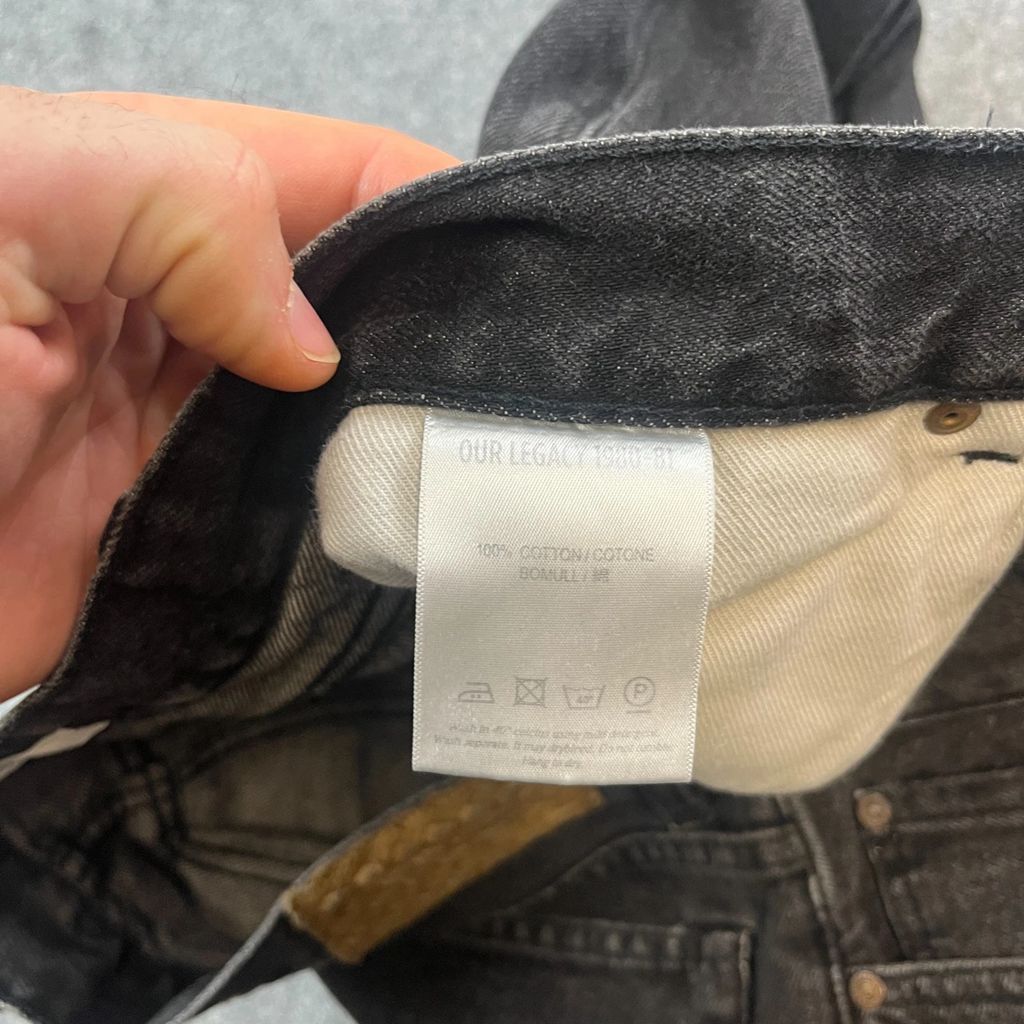 Our Legacy Our Legacy Men's Jeans, Regular Taper, Size 31/32 Size US 32 / EU 48 - 8 Thumbnail