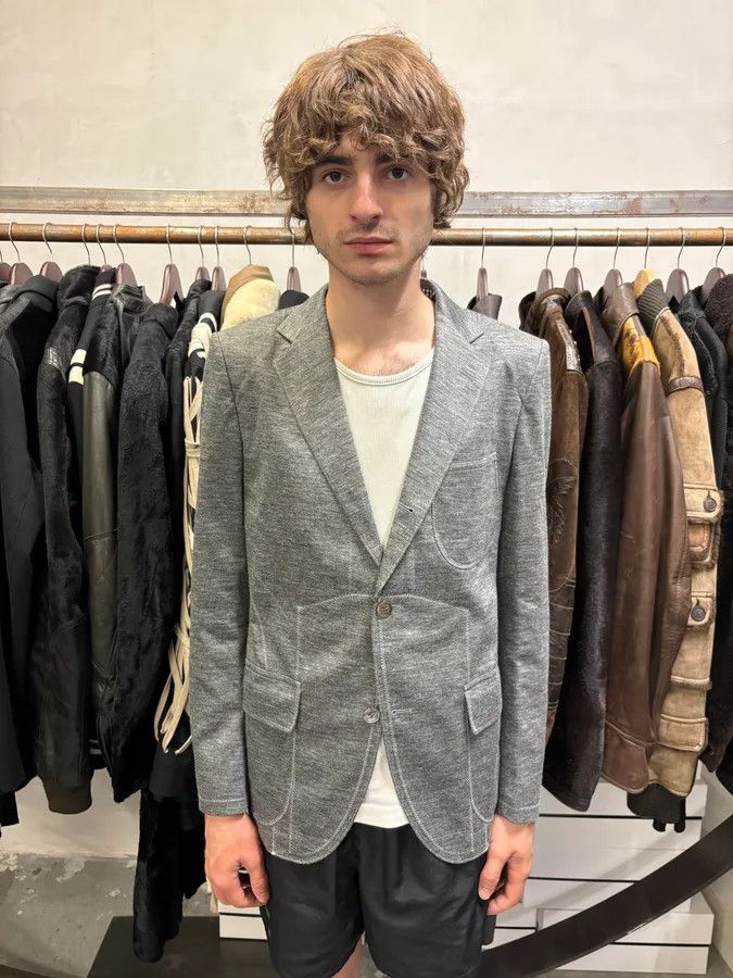 Junya Watanabe Junya Watanabe Comme des Garçons Grey Blazer Jacket Size 42R - 2 Thumbnail