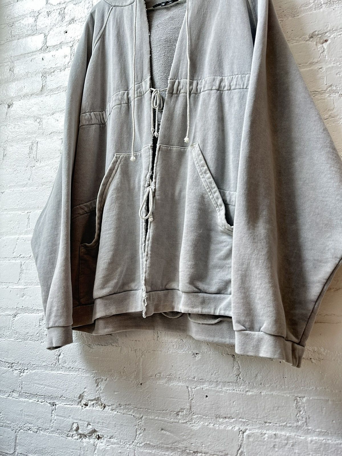 Raf Simons RAF SIMONS SS2004 STRING HOODIE Size US XL / EU 56 / 4 - 3 Thumbnail