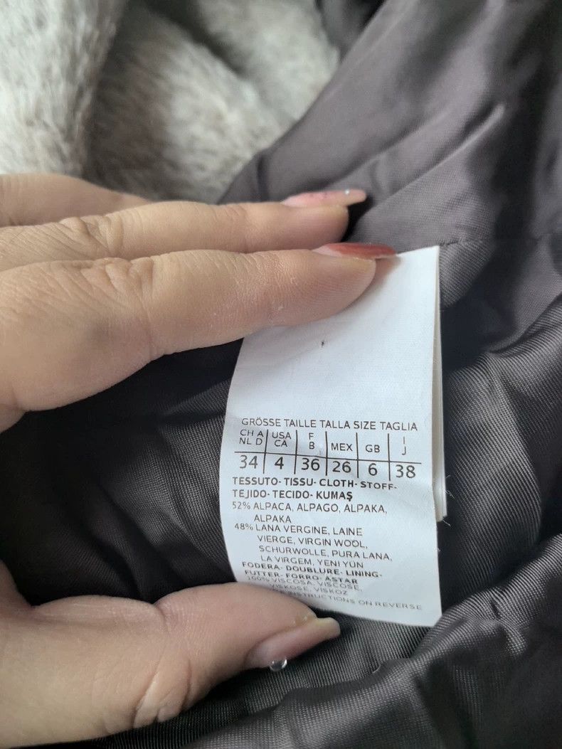 Max Mara Max Mara Grey Hooded Coat Size M / US 6-8 / IT 42-44 - 6 Thumbnail