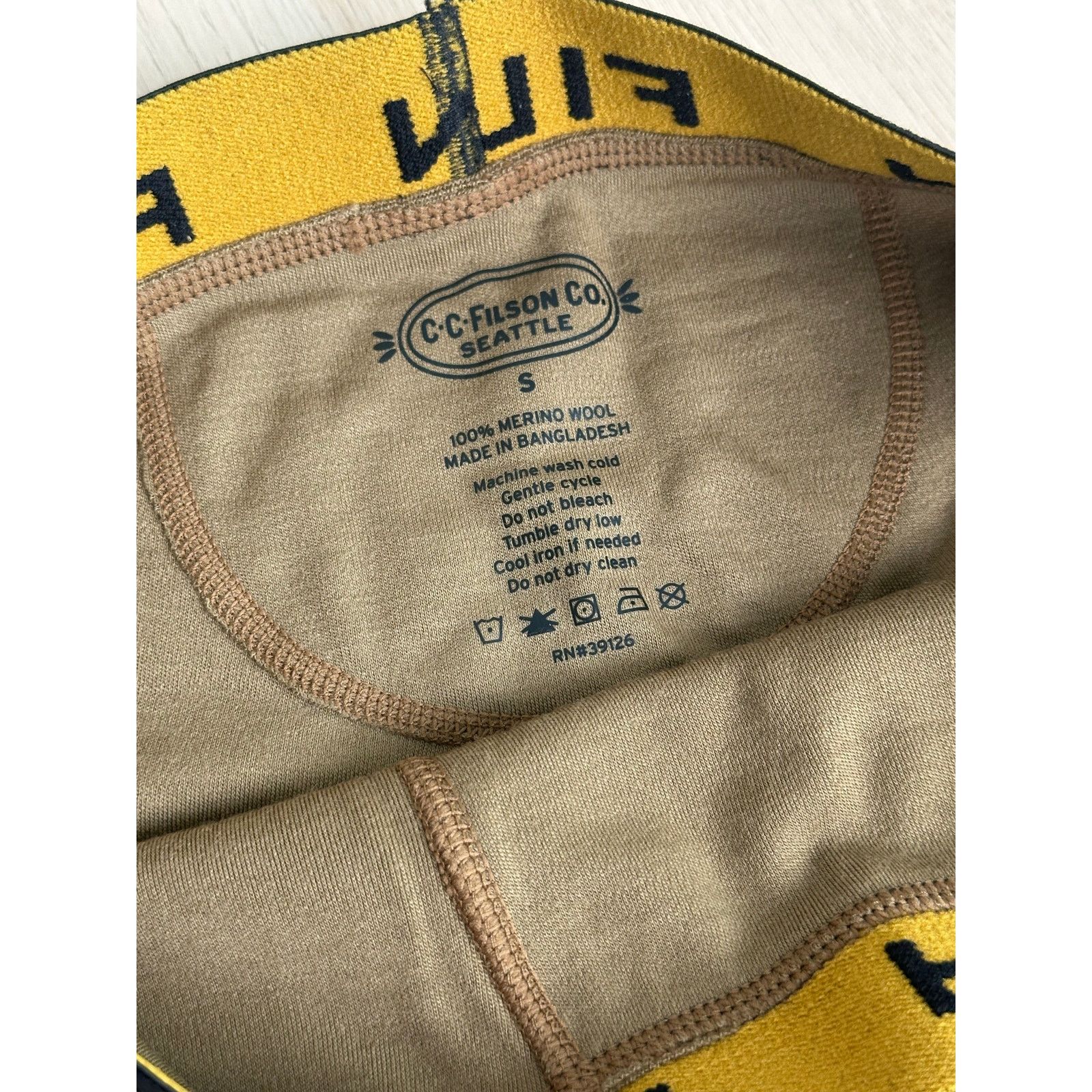 Filson Filson Tan 280G MERINO WOOL BOTTOMS Size 26" / US 2 / IT 38 - 5 Thumbnail