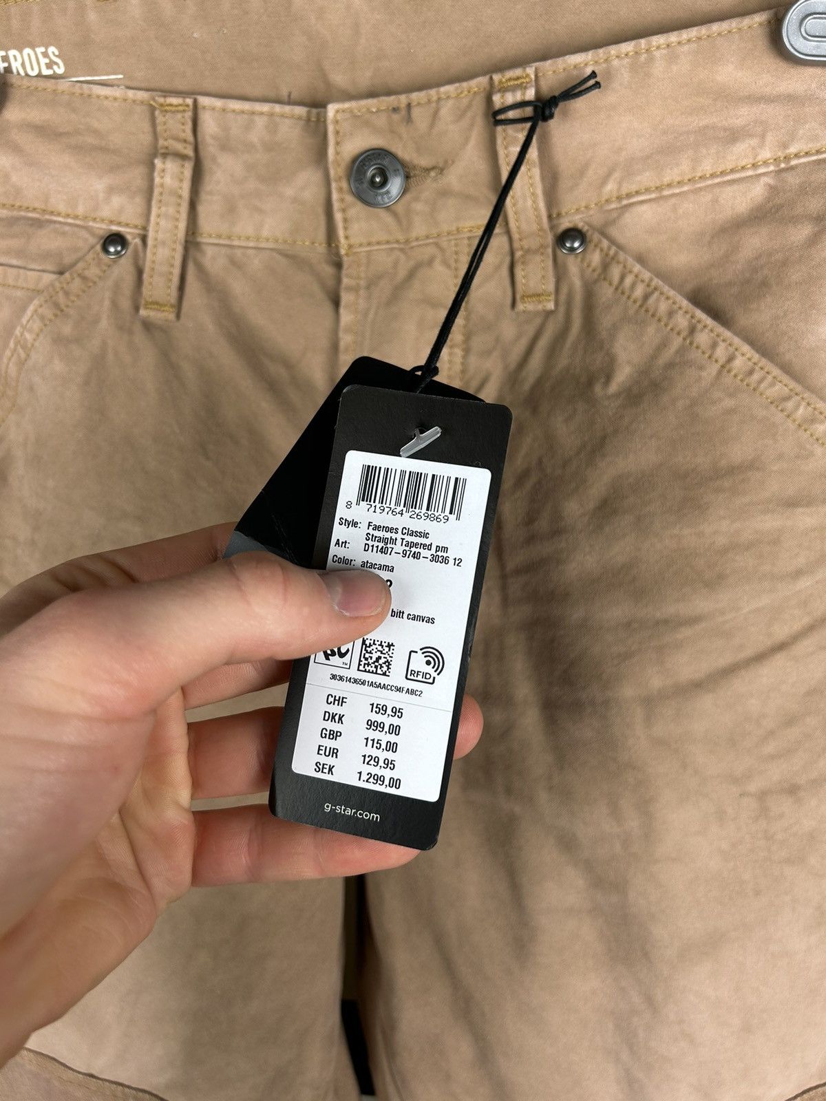 G-Star × Jean Gstar raw faeroes denim jeans Size US 29 - 5 Thumbnail