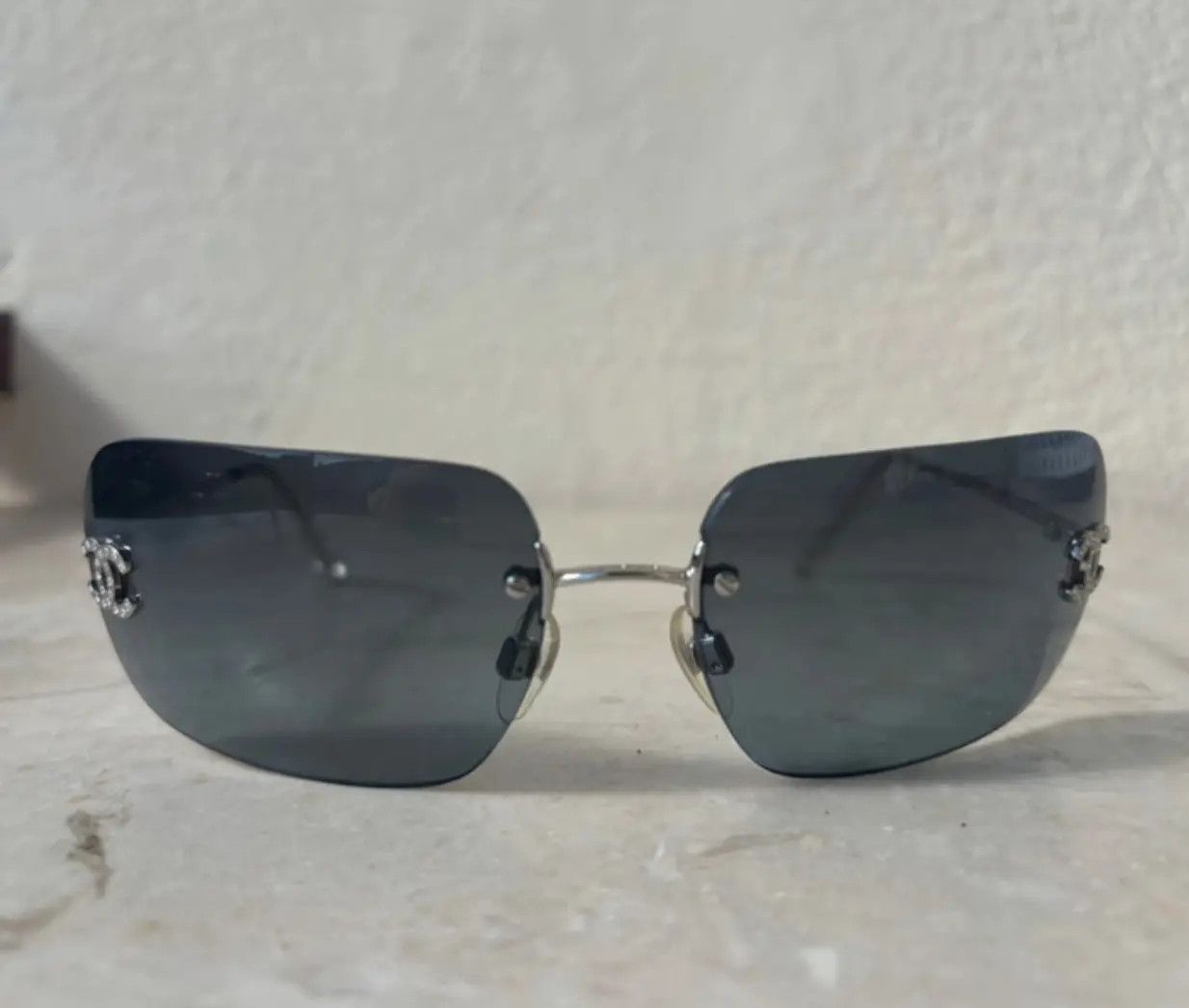 Chanel × Vintage CHANEL Sunglasses 4017-D Rimless Rhinestone Vintage Size ONE SIZE - 3 Thumbnail
