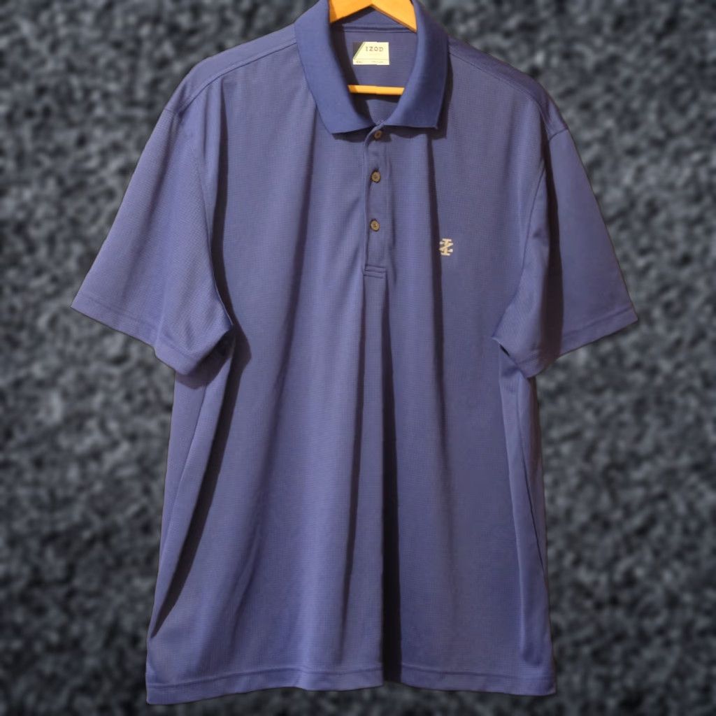 Izod EUC Izod Polo Blue Short Sleeve Stretch Lightweight Mens XXL Polo Shirt Blue Izod The Advantage Polo Mens XXL Regular Fit 2XL Sports Casual Size US XXL / EU 58 / 5 - 1 Thumbnail