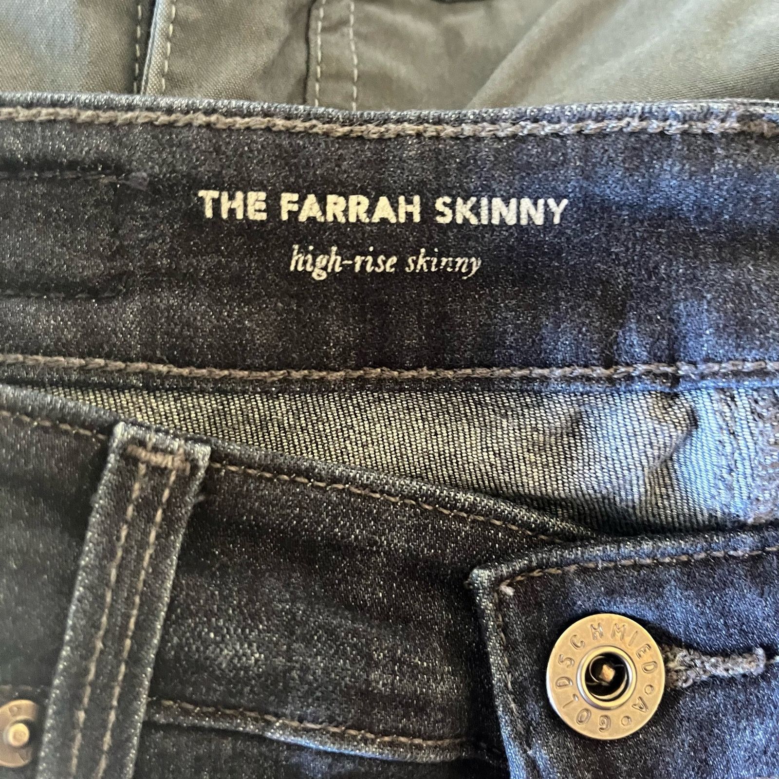 AG Adriano Goldschmied AG Jeans Women Size 26R The Farrah Skinny Ankle High Rise Size 26" / US 2 / IT 38 - 7 Thumbnail