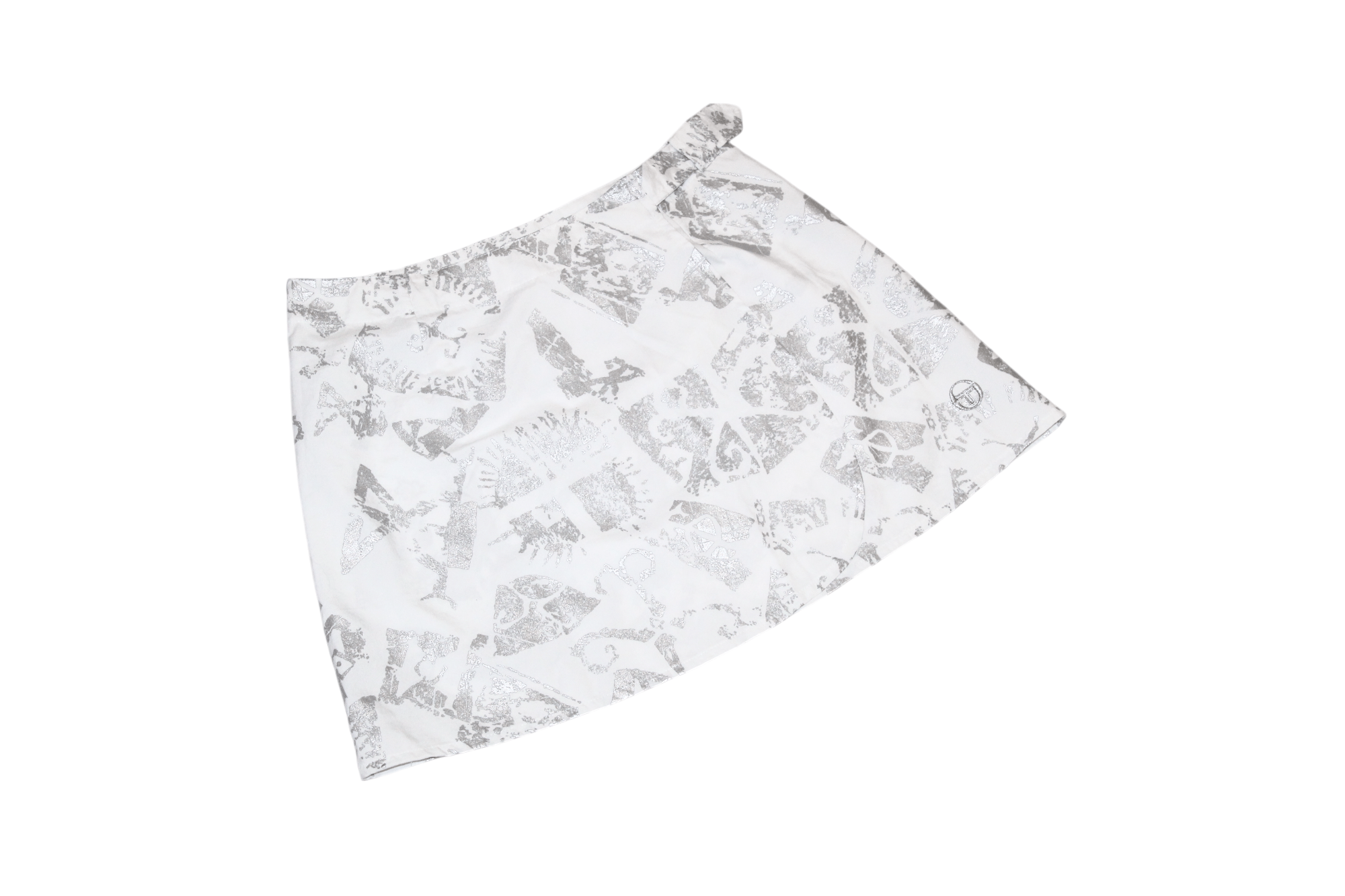 Sergio Tacchini Sergio Tacchini Abstract Glitter Coated Wrap Tennis Skirt Size 32" / US 10 / IT 46 - 1 Thumbnail