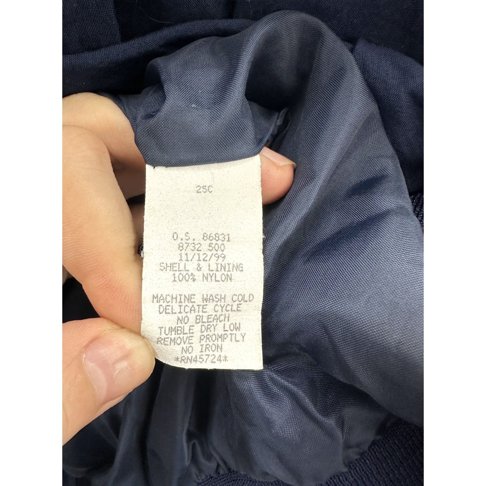 Vintage Swingster Windbreaker Jacket XL Blue USA Today Embroidered Long Sleeve V-Neck Adults Mens Regular Size XL Size US XL / EU 56 / 4 - 7 Thumbnail