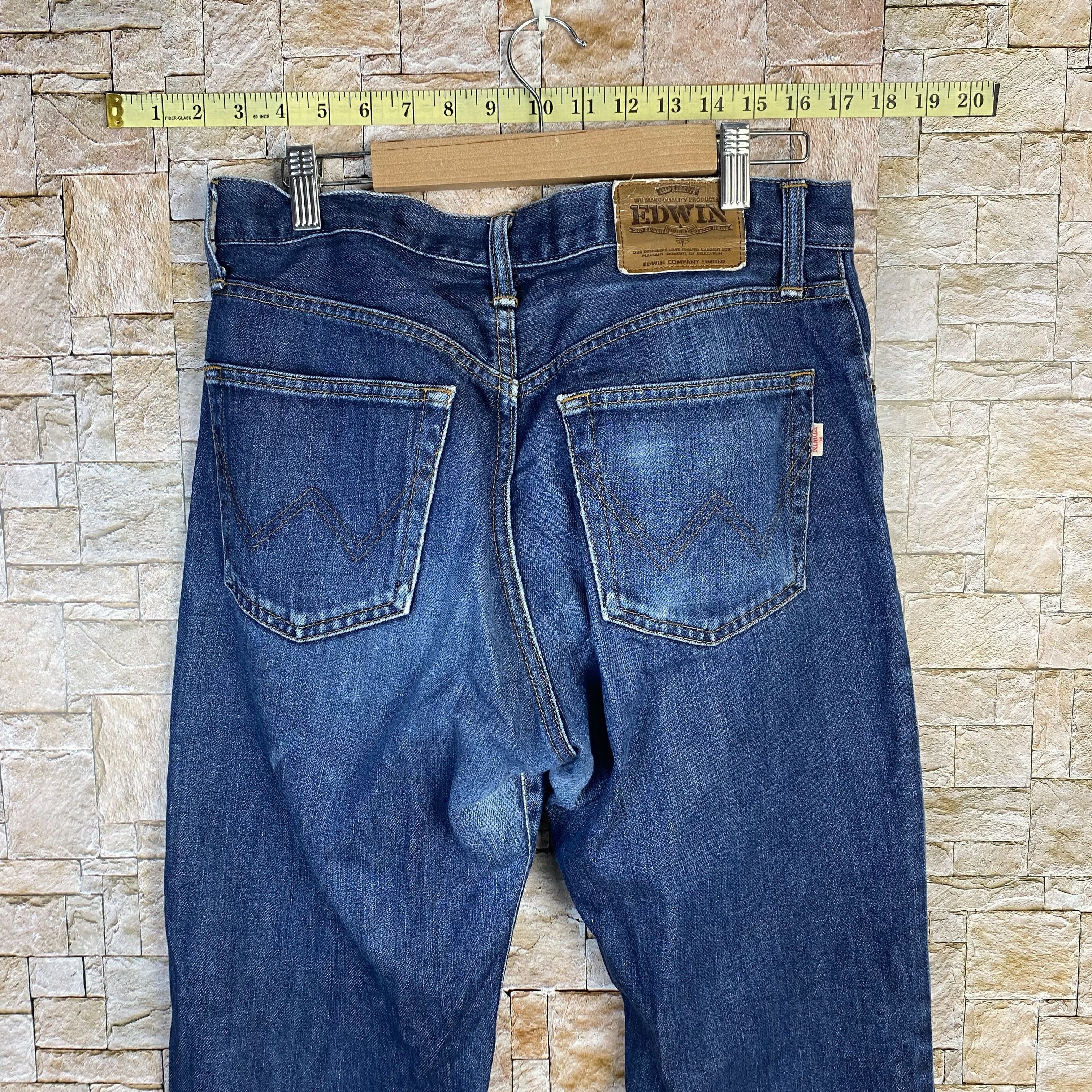 Edwin Edwin vintage Blue Denim Pants #7595 Size US 30 / EU 46 - 14 Thumbnail