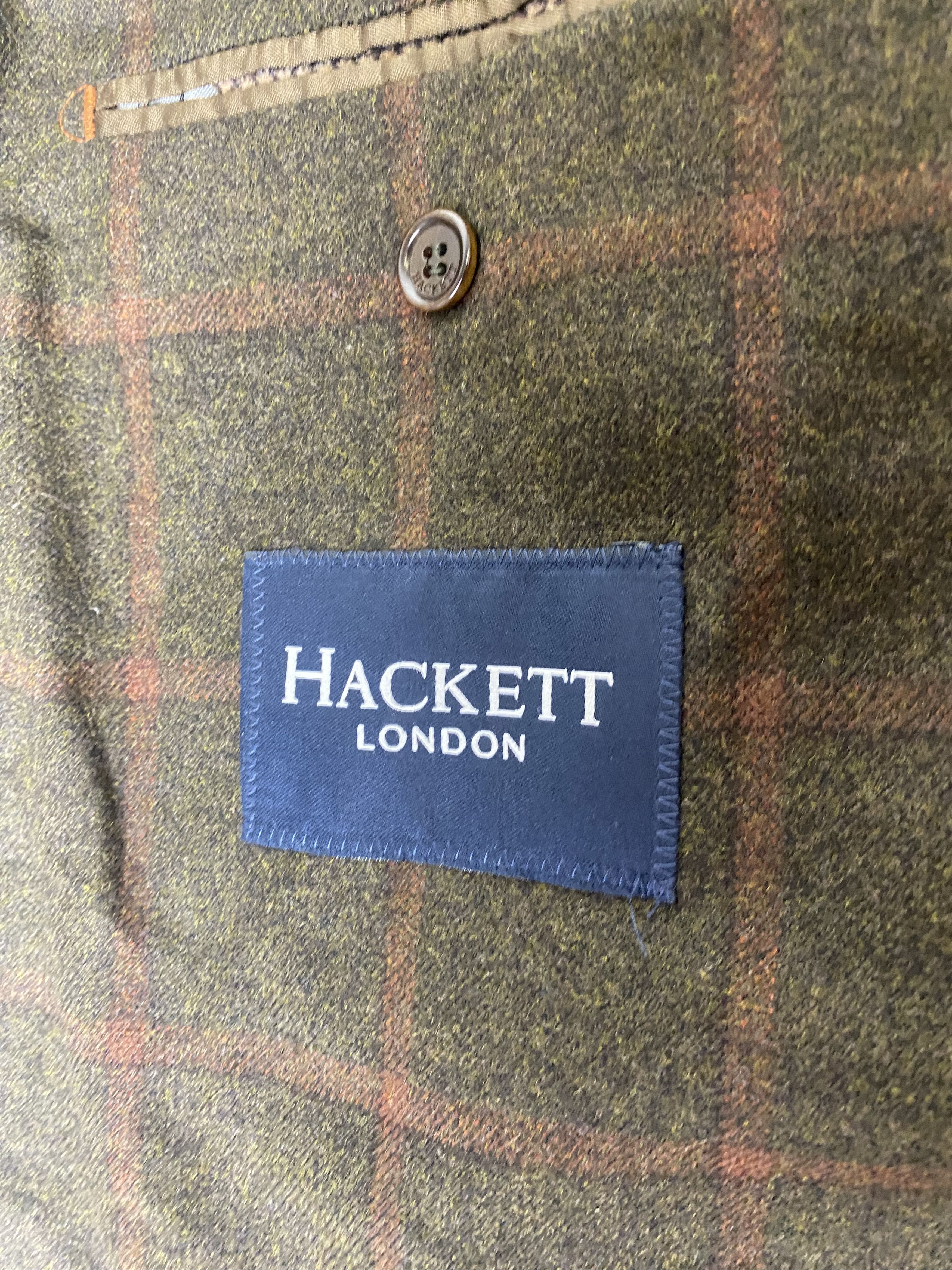 Hackett × Loro Piana Hackett Loro Piana Cashmere Wool Blazer Size 44R - 5 Thumbnail