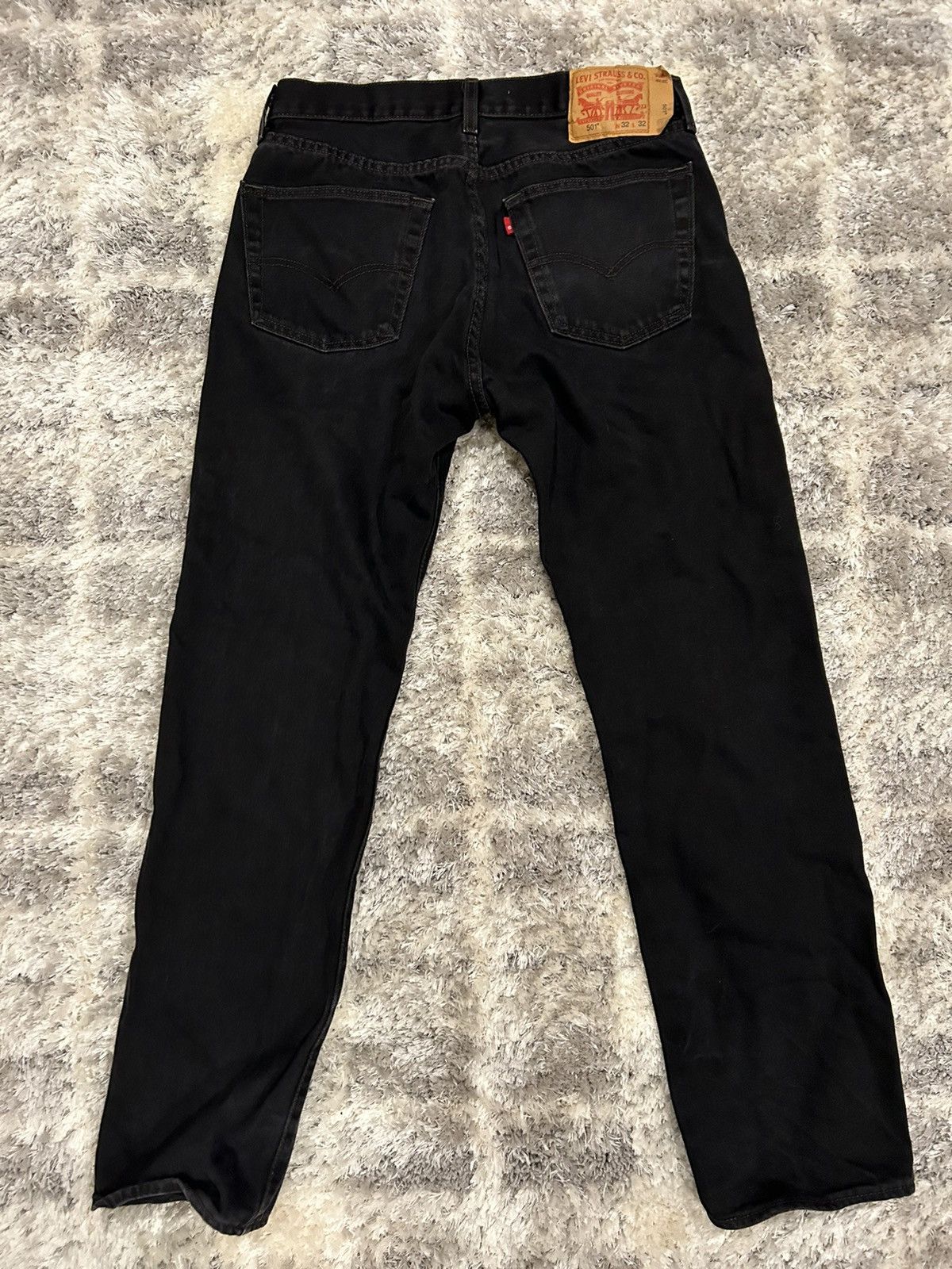 Levi's Levi's 501 Baggy Black Pants Size US 32 / EU 48 - 2 Thumbnail