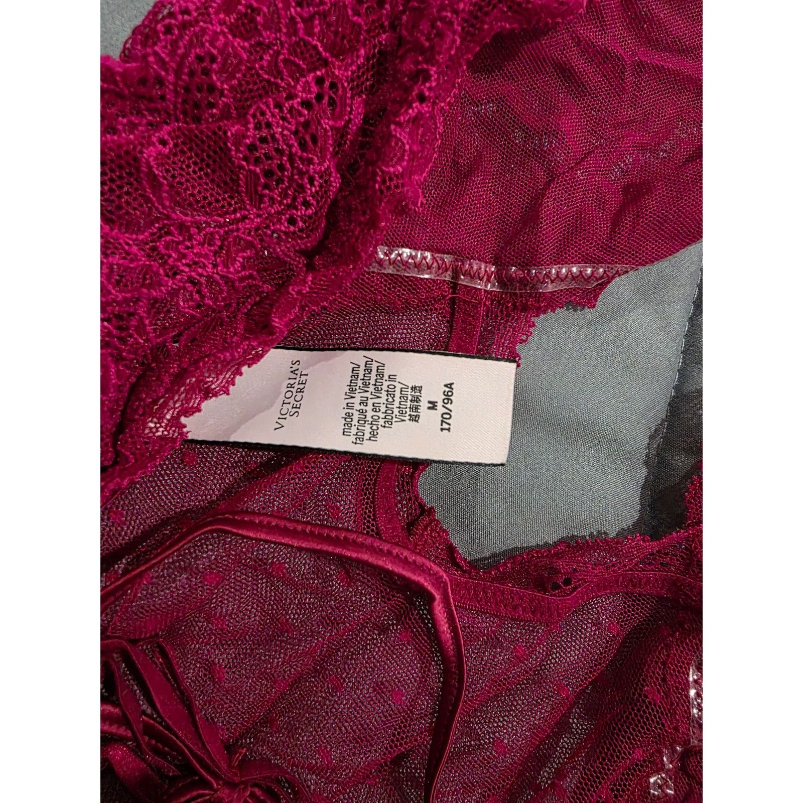 Victoria's Secret Victoria's Secret Very Sexy Size Medium Claret Red High Neck Size ONE SIZE - 8 Thumbnail