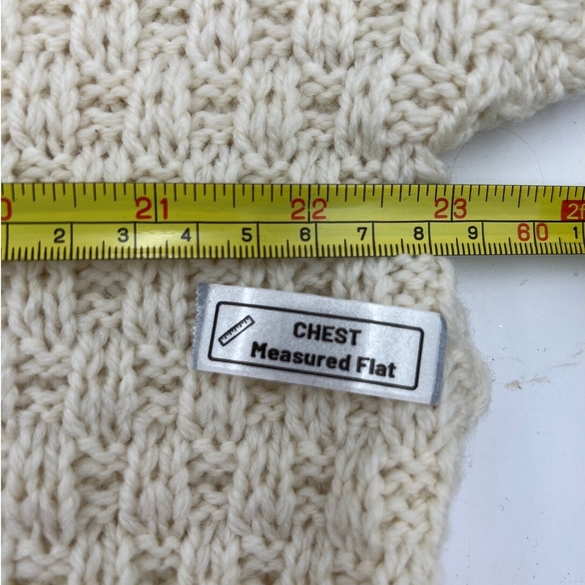 Carraig Donn Carraig Donn Merino Wool Ivory Cable Knit Pullover Sweater Size US L / EU 52-54 / 3 - 4 Thumbnail