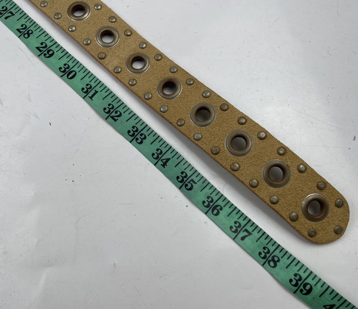 Japanese Brand studded belt tc27 Size 36 - 7 Thumbnail